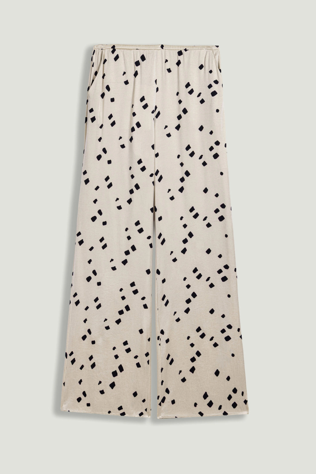 Printed Wide-Leg Pants