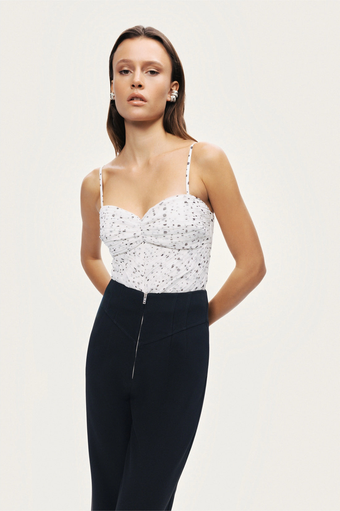 High-Waist Wide-Leg Pants