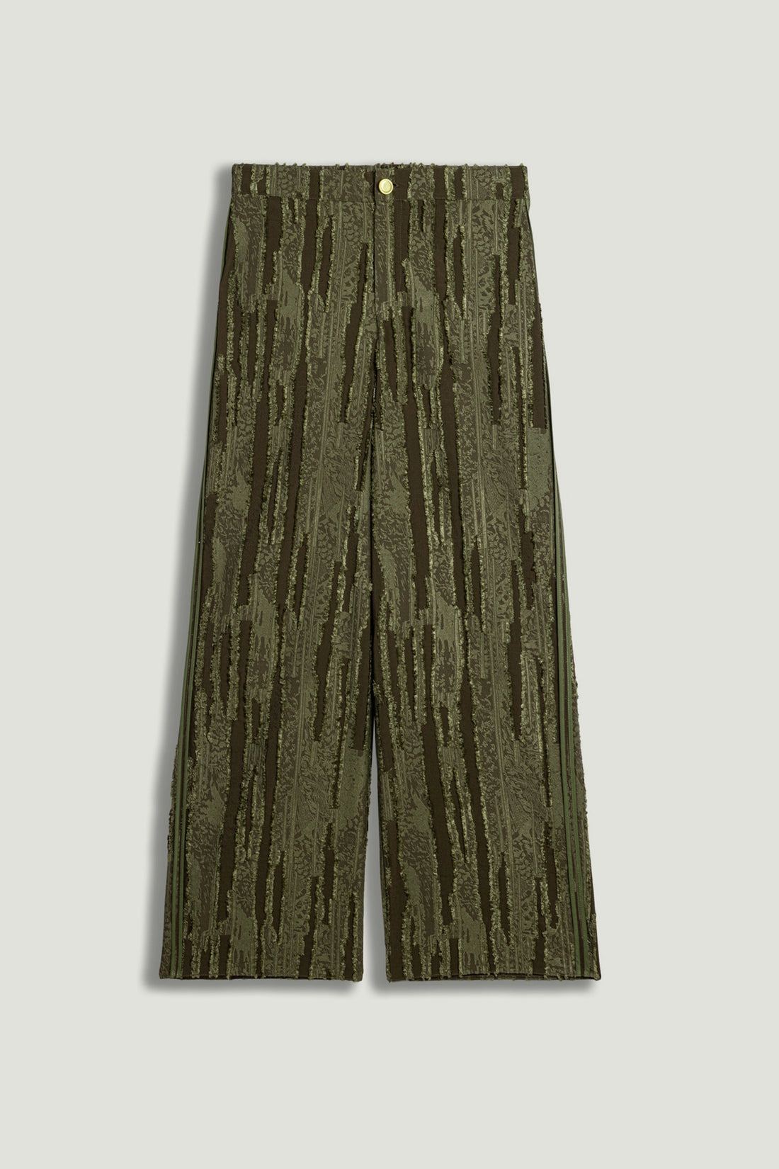Textured Wide-Leg Pants
