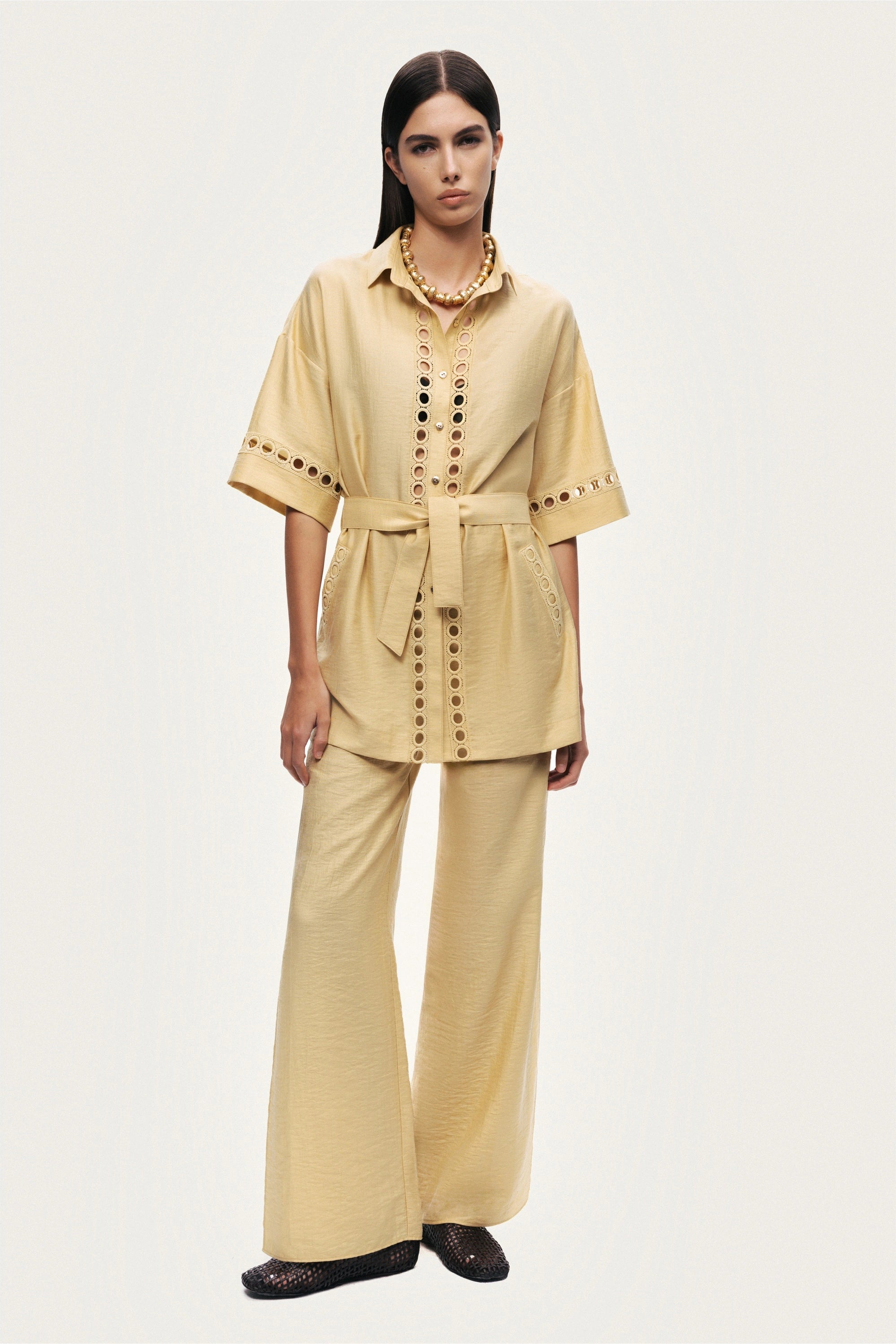 Relaxed Straight-Leg Pants