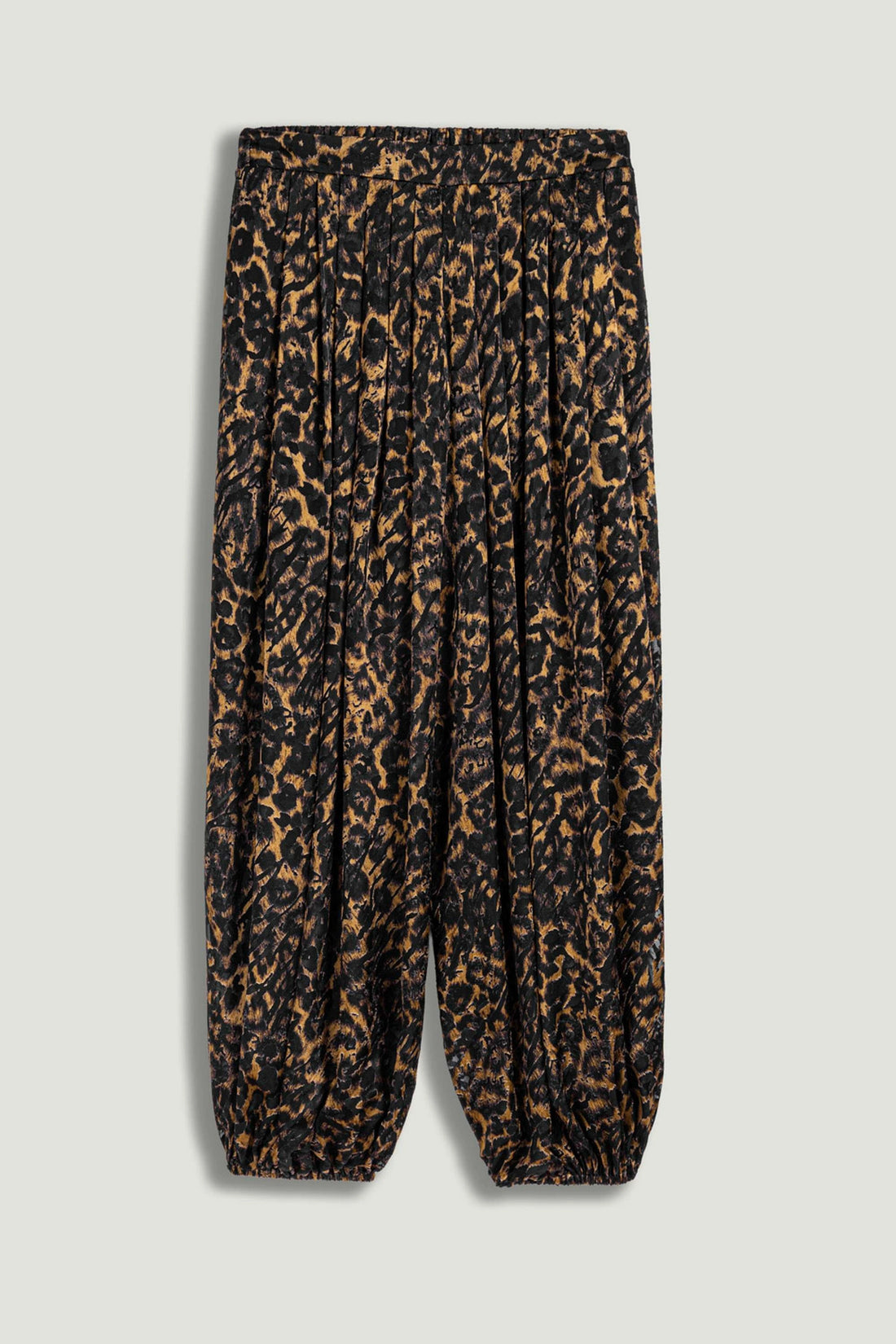 Printed Relaxed Balloon-Leg Pants