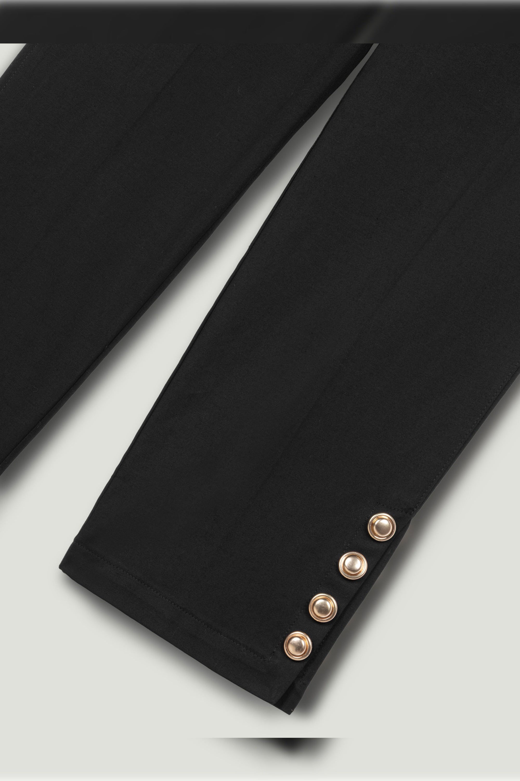 Gold Button Detail Pants