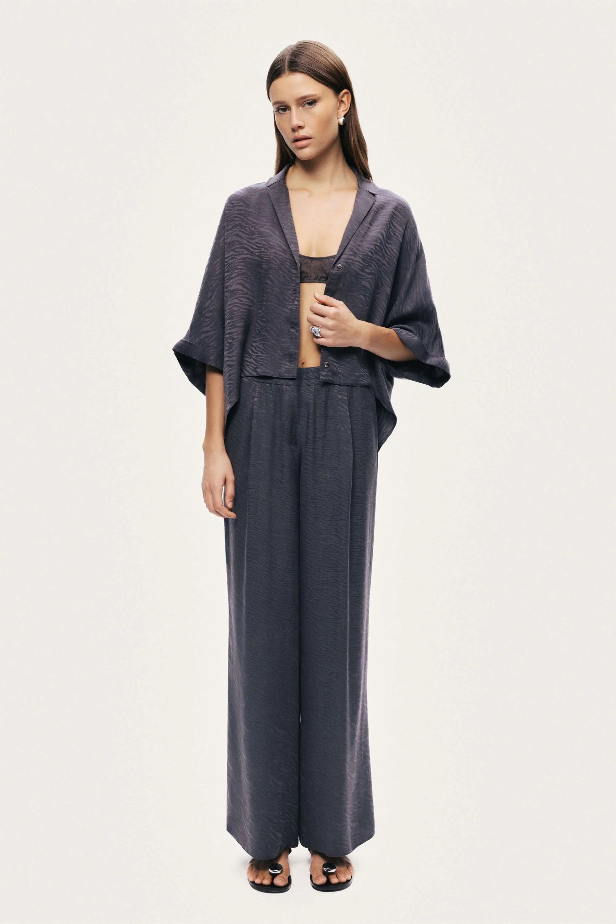 Relaxed Straight-Leg Pants