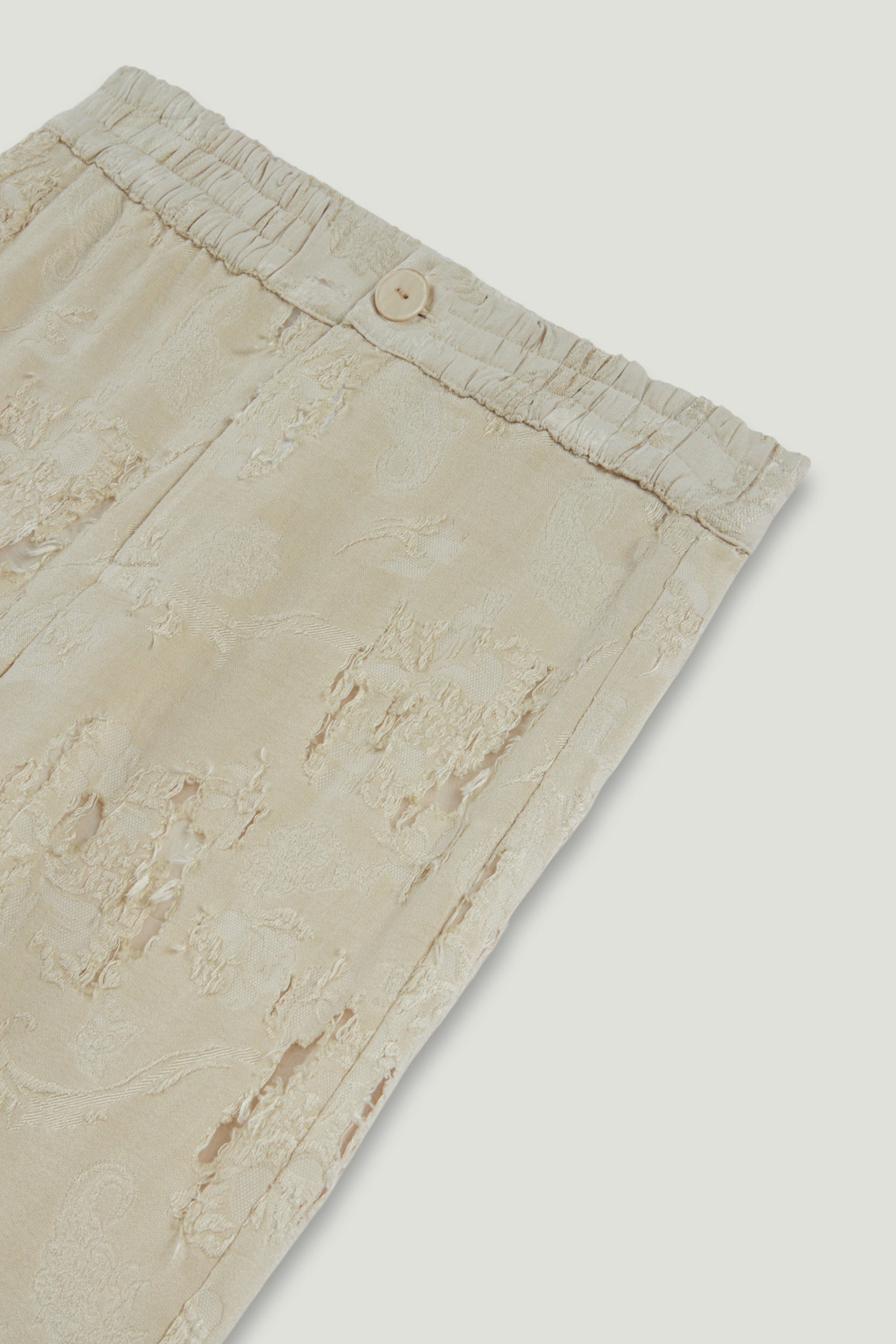 Jacquard Wide-Leg Trousers