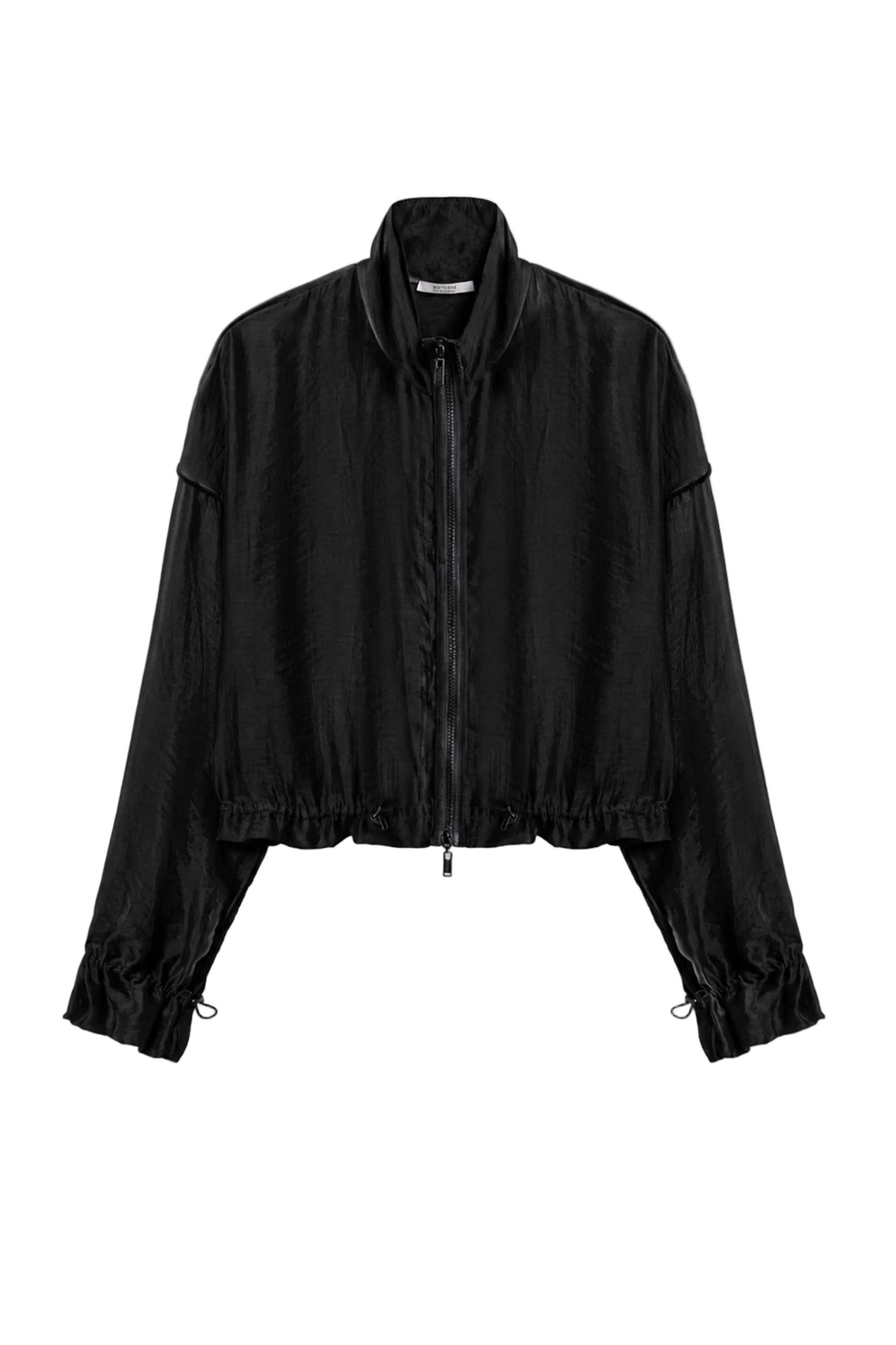 Braid-Trim Sheer Jacket
