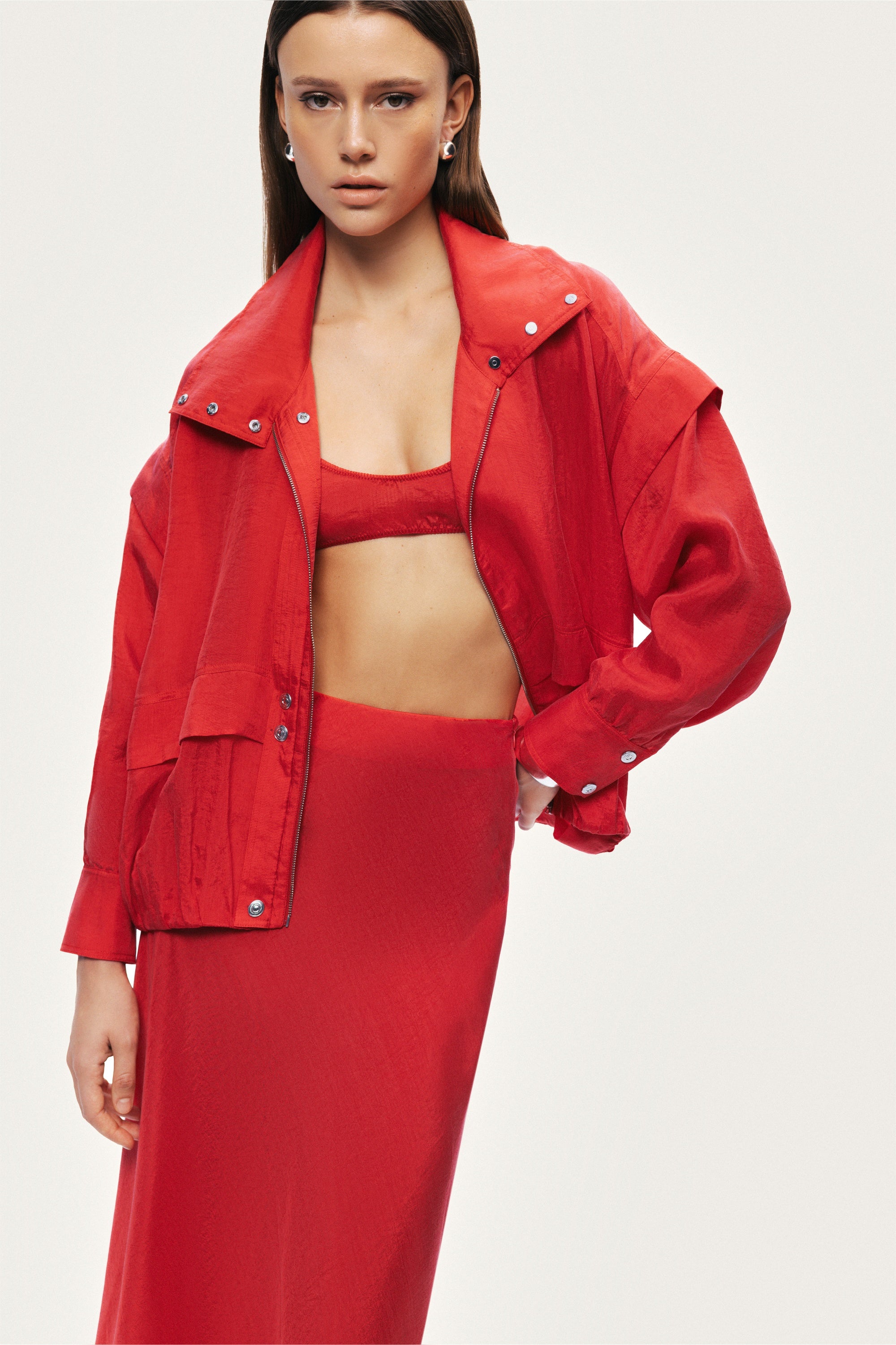 Relaxed Zip-Up Jacket