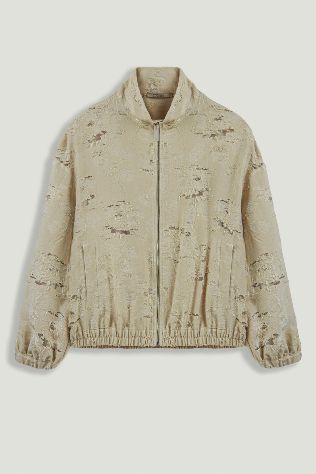 Jacquard Bomber Jacket