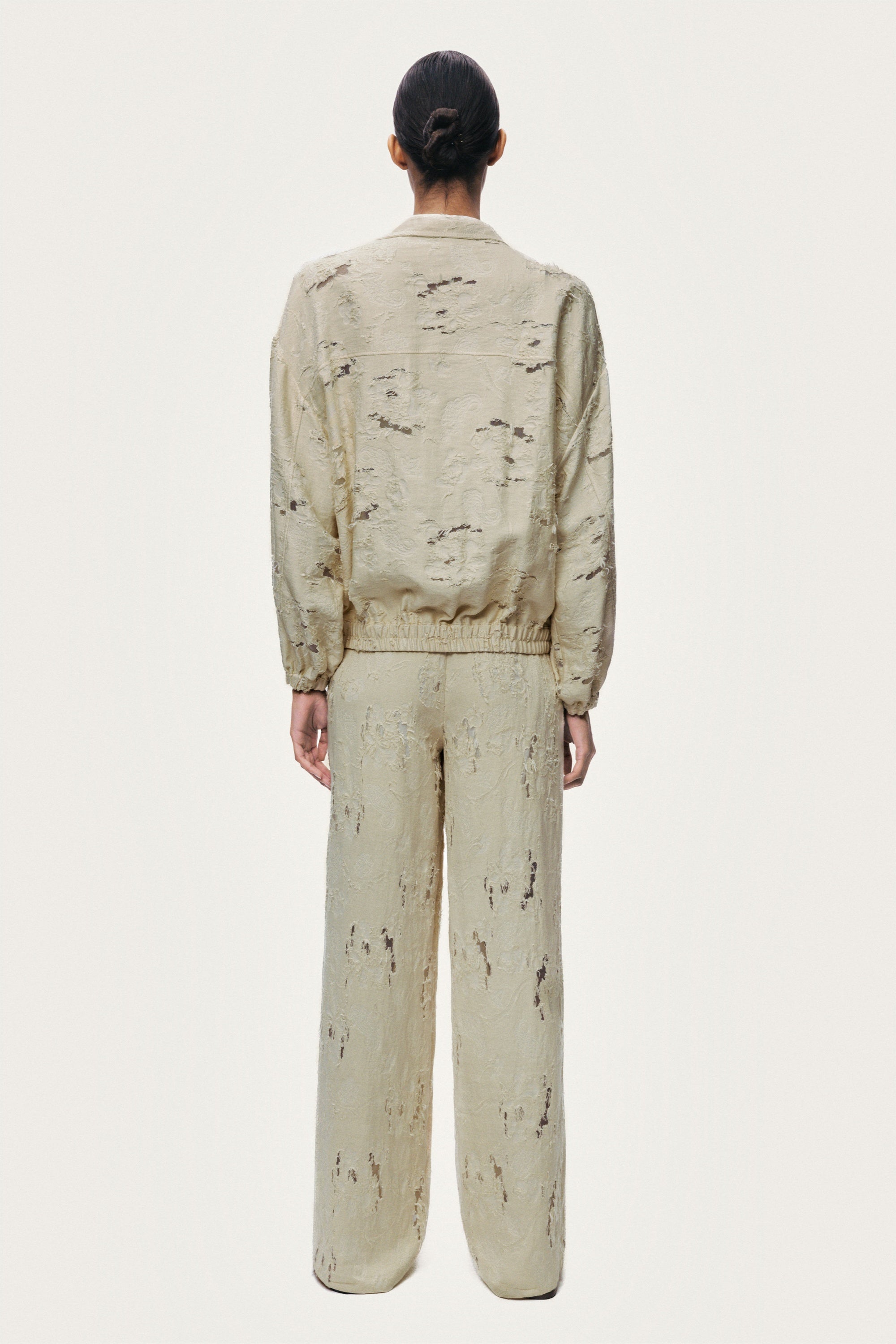 Jacquard Bomber Jacket