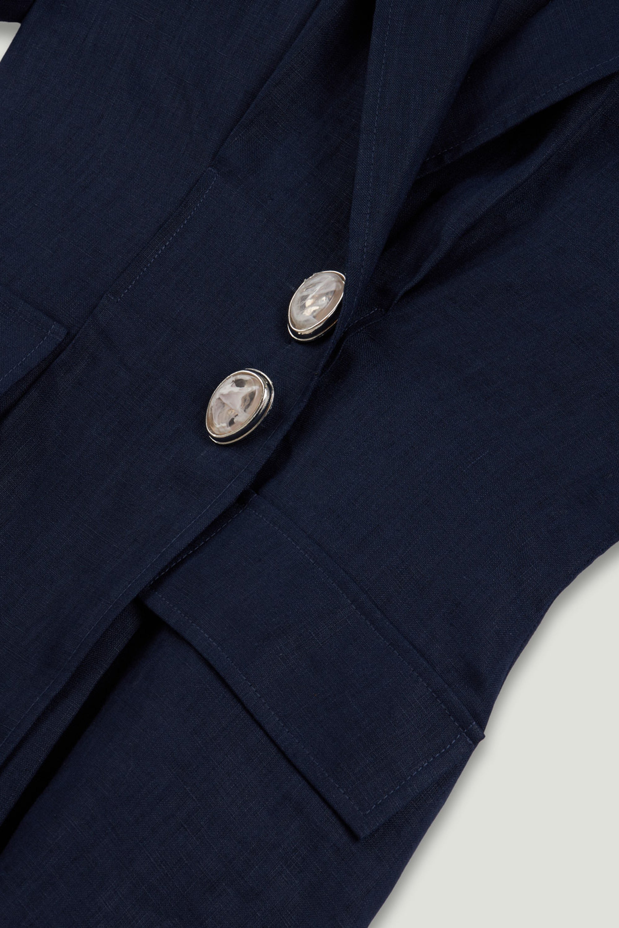 Short Sleeve Blazer Jacket