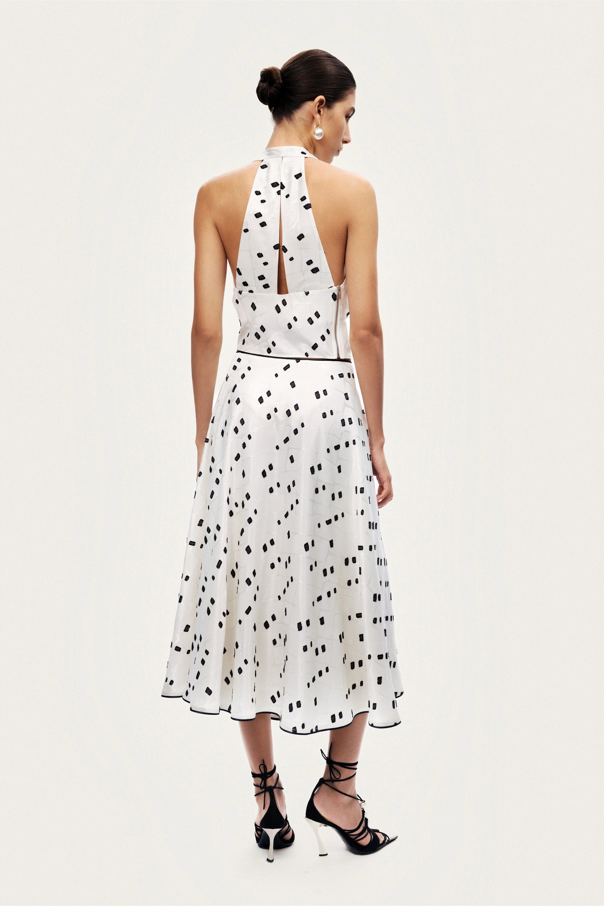 Printed Halter Blouse