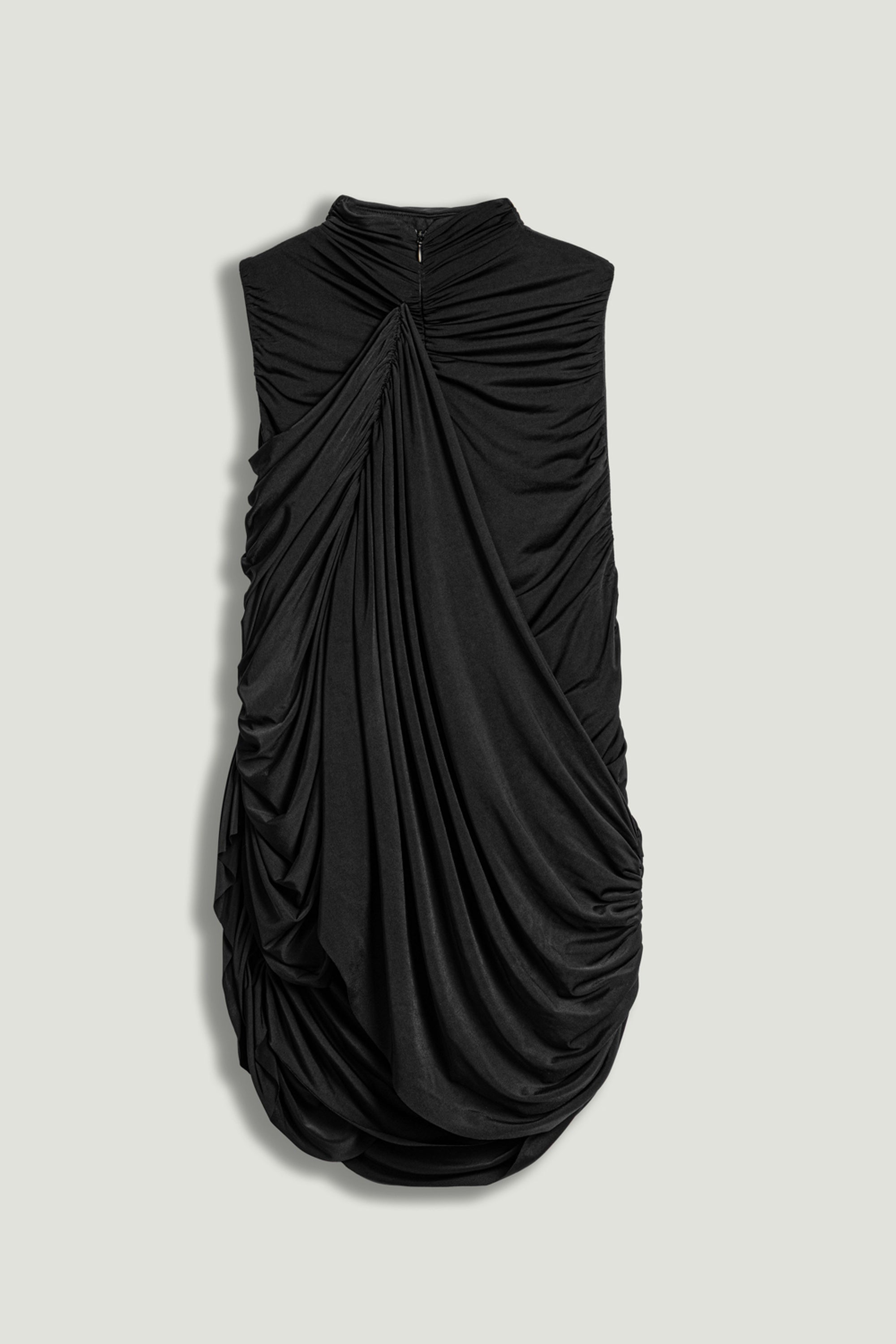 Asymmetric Draped Blouse