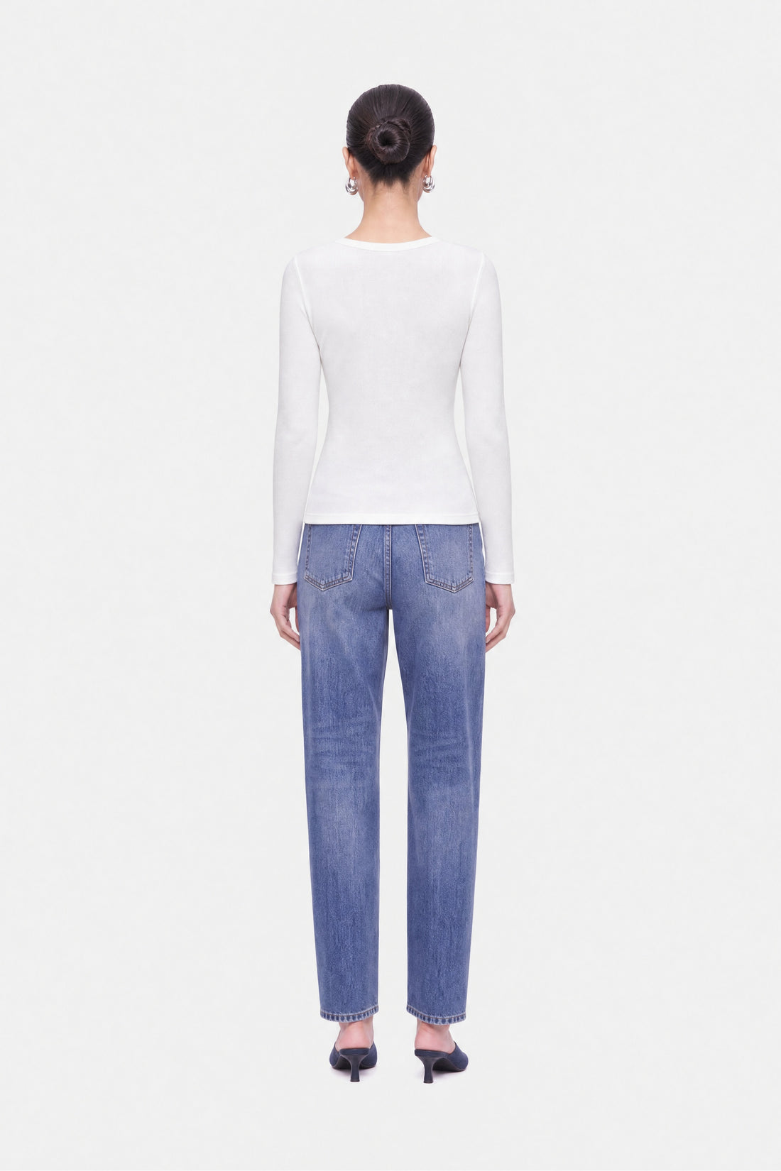 Wave Placket Knit Cardigan