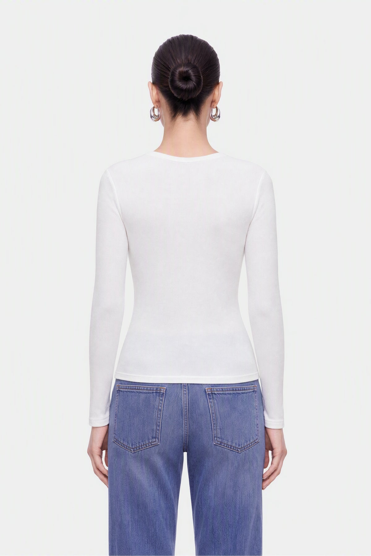 Wave Placket Knit Cardigan
