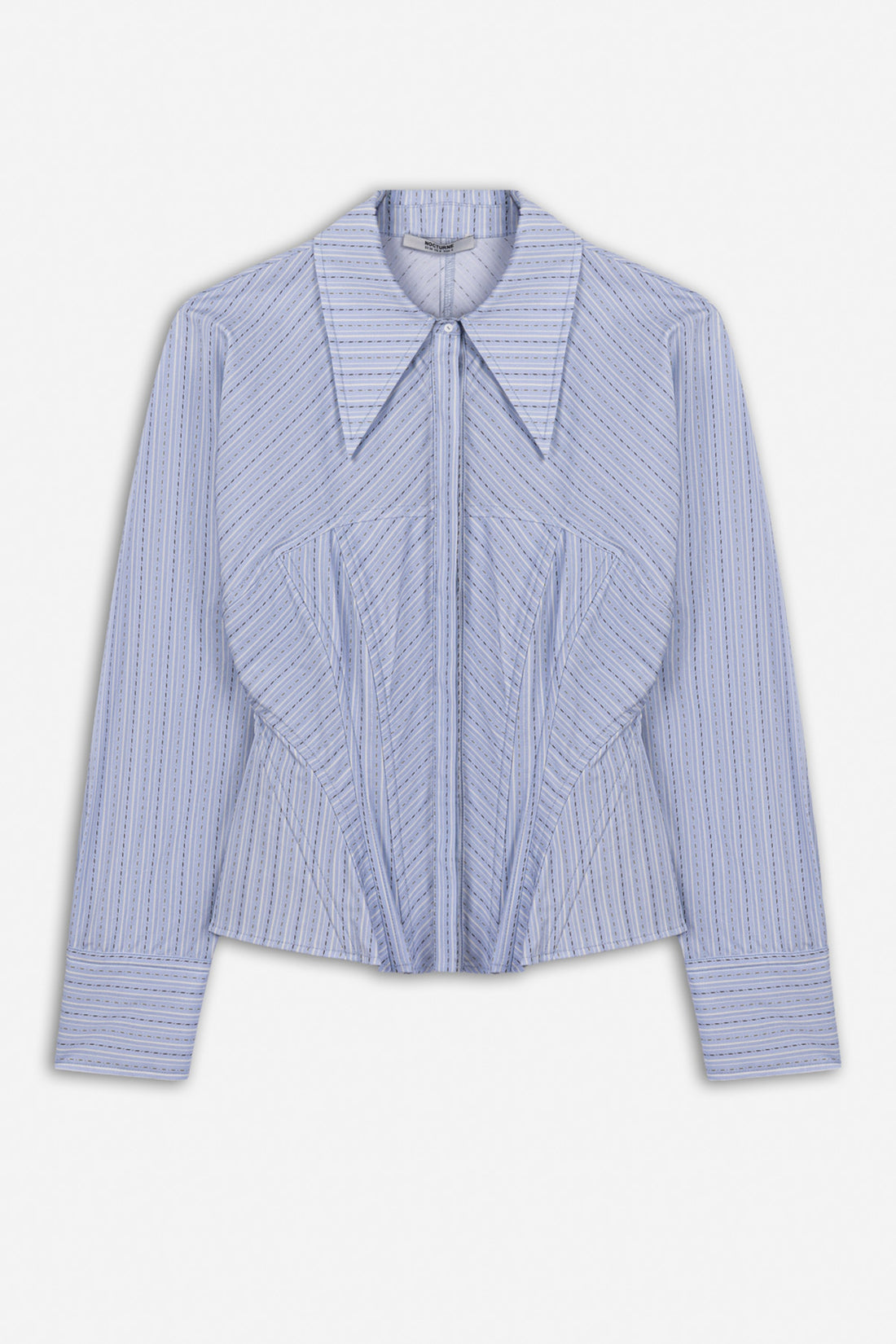 Boned Striped Shirt
