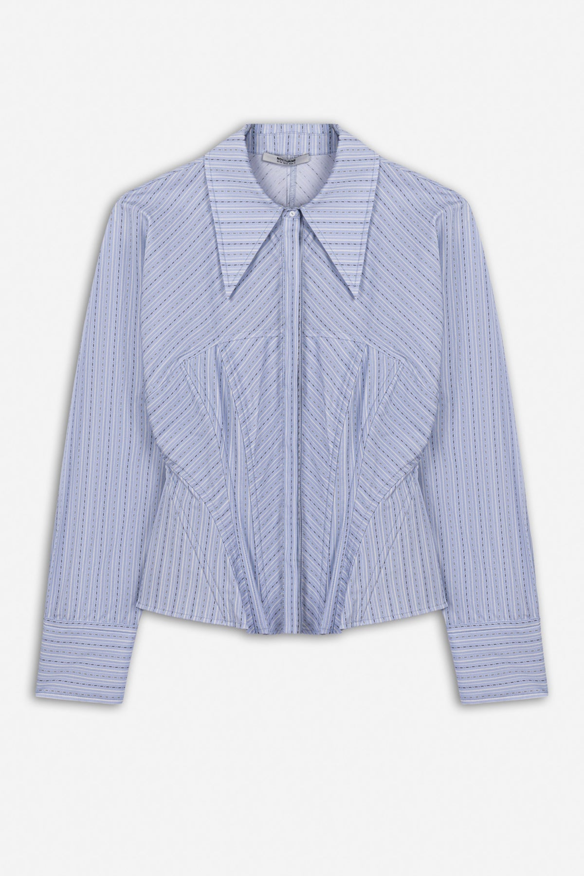 Boned Striped Shirt