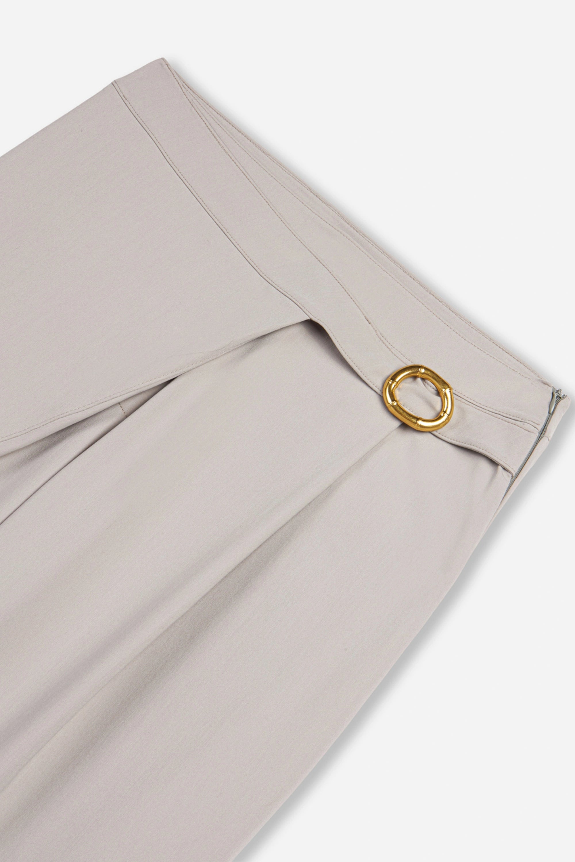 Accessory Detail Straight Leg Trousers