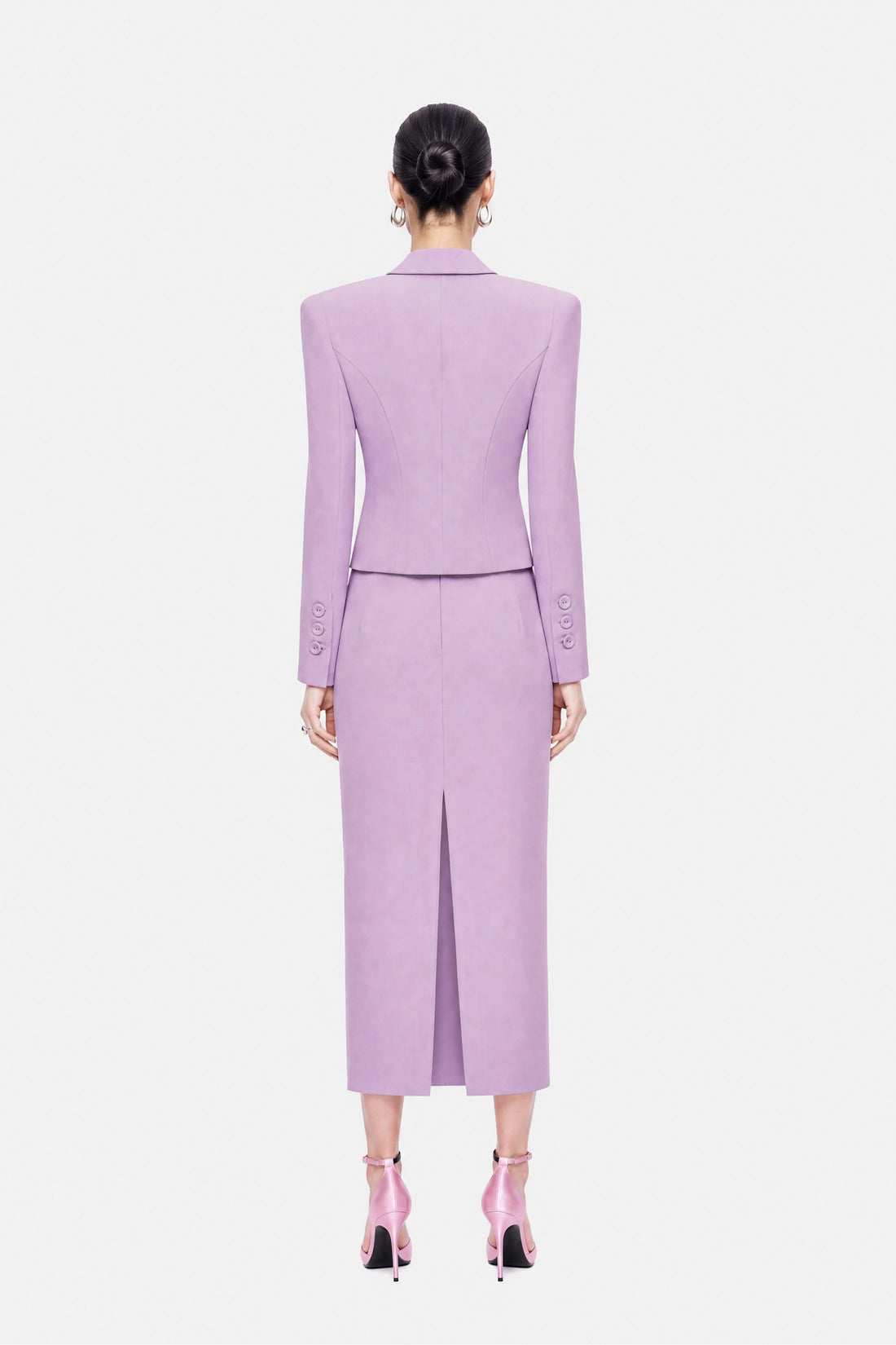 Tailored Midi Pencil Skirt
