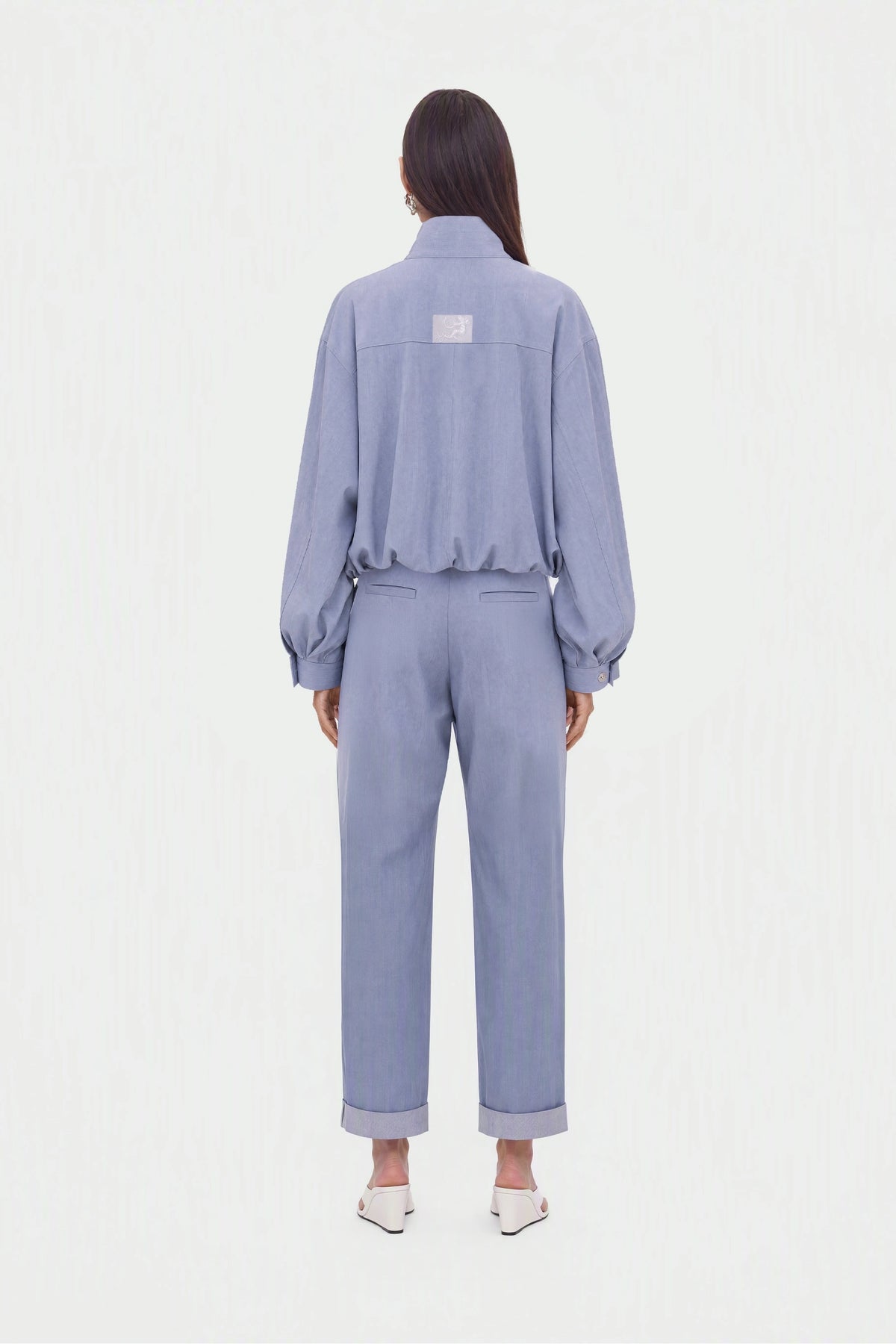 Zip Pocket Stand Collar Jacket