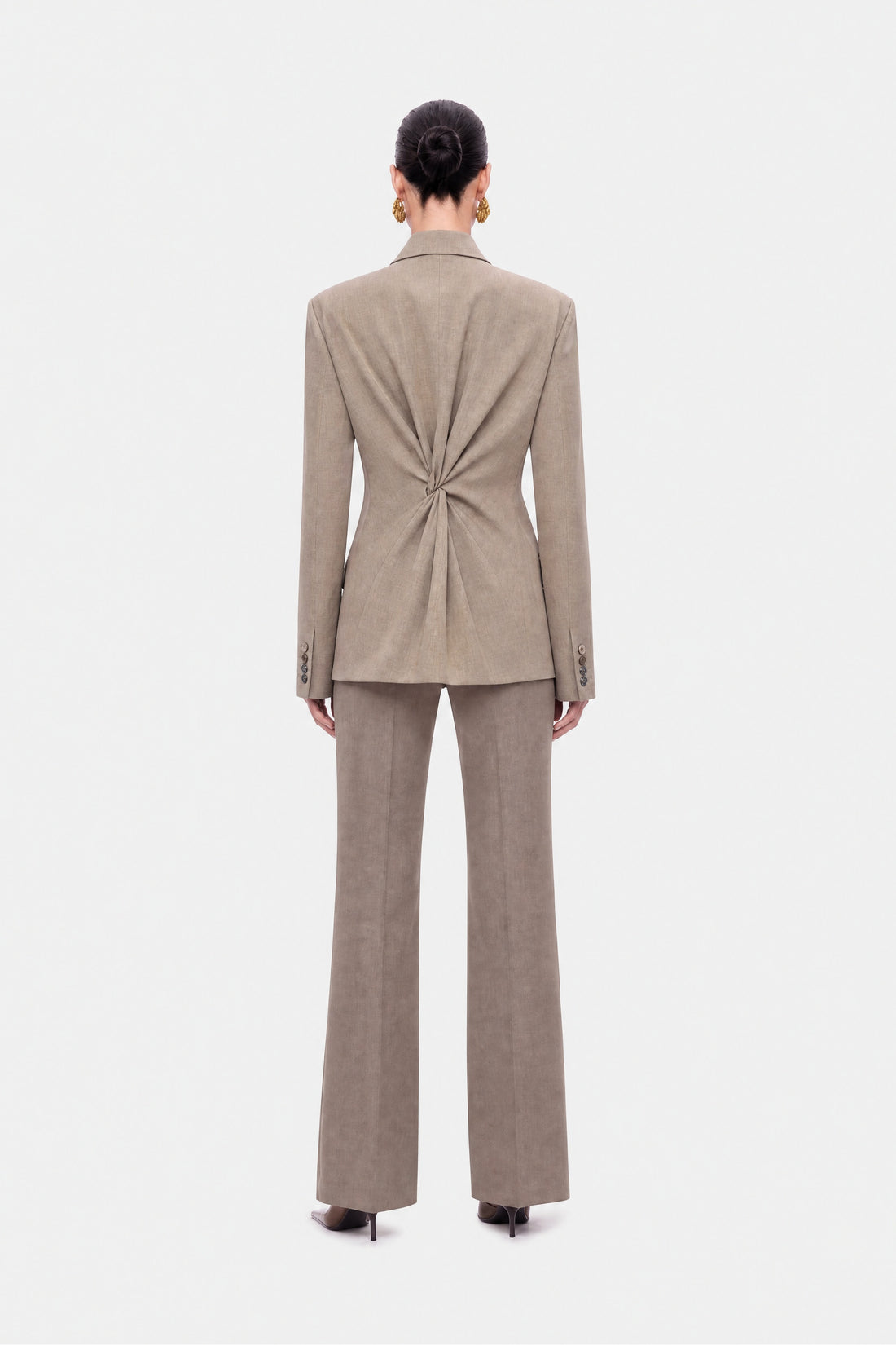 Asymmetric Double-Breasted Blazer