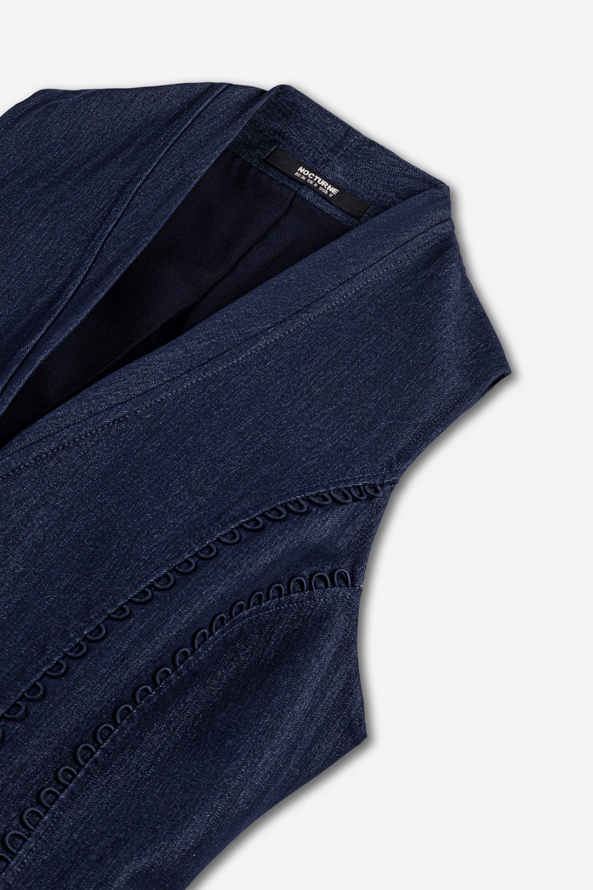 Loop Trim Tailored Vest
