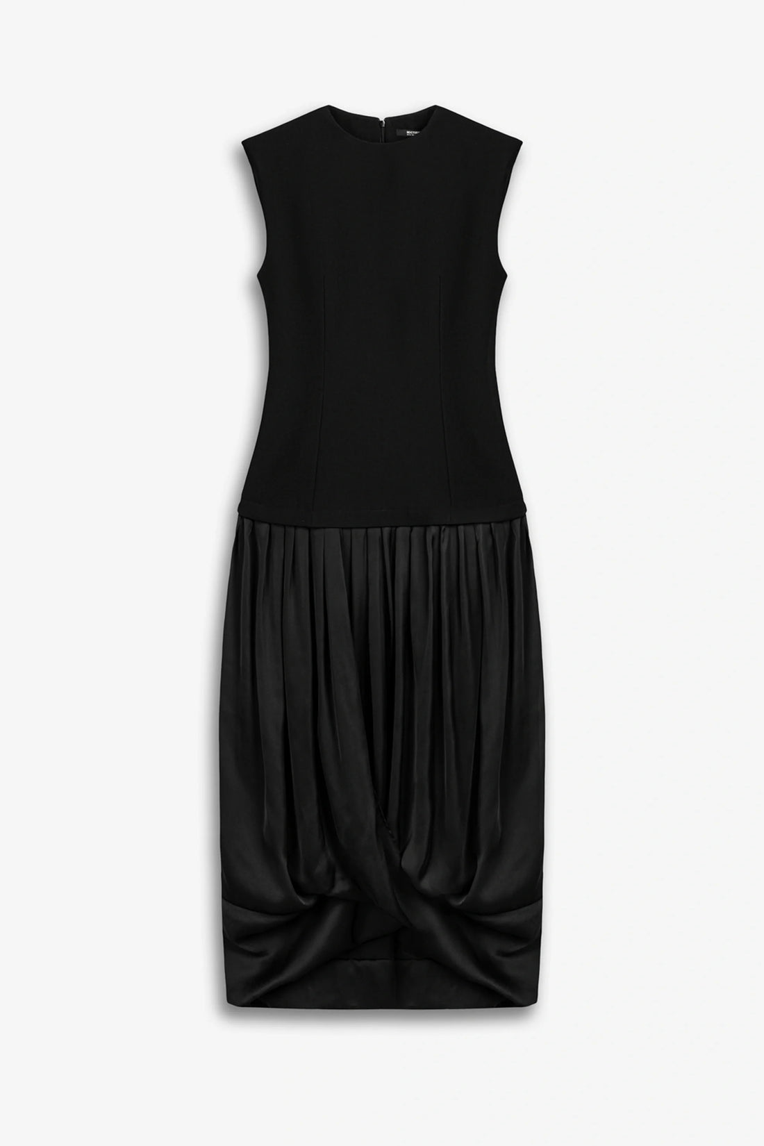 Cap Sleeve Bubble Hem Dress