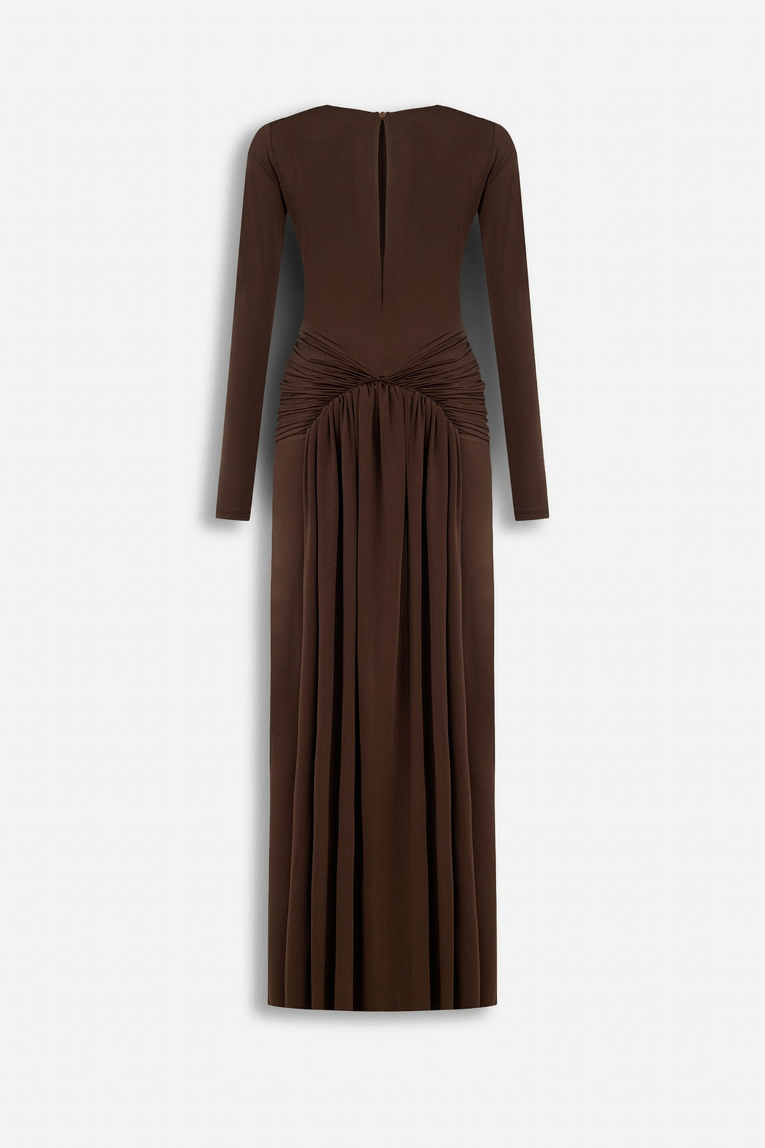 Cut-Out Disc Detail Maxi Dress