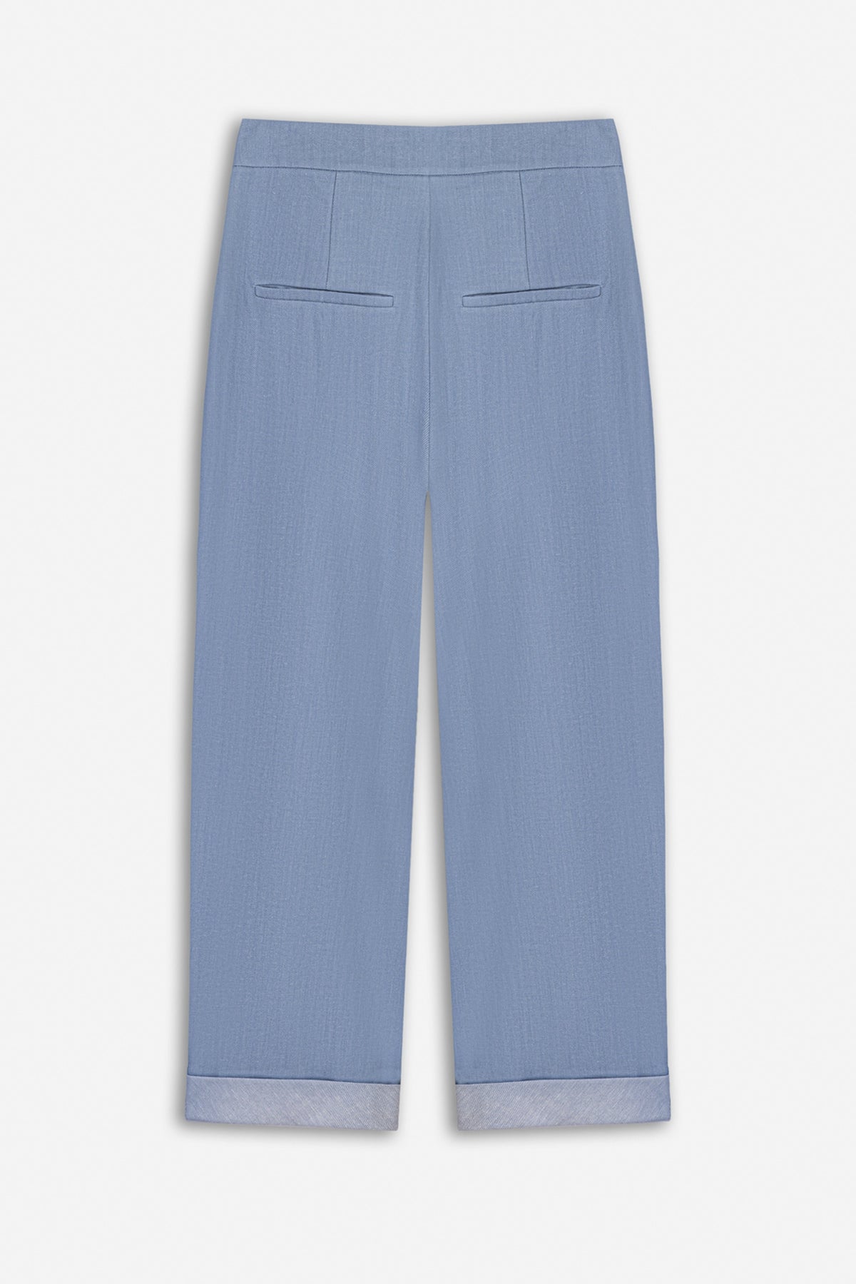 Tie Detail Pleated Trousers