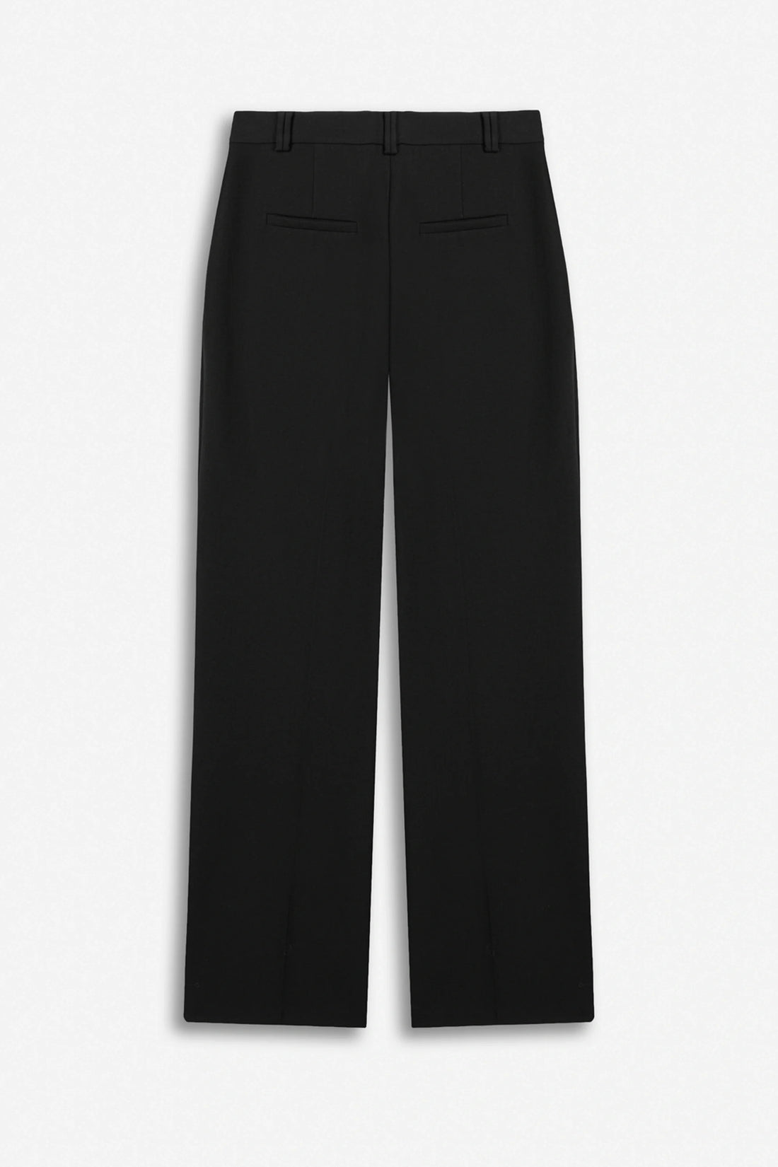 Belted Straight-Leg Trousers