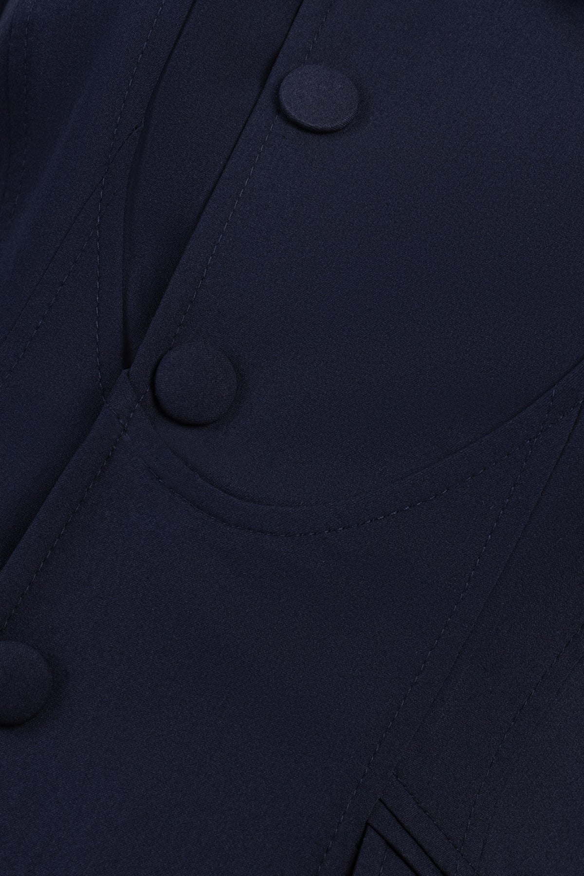Double Breasted Stand Collar Jacket