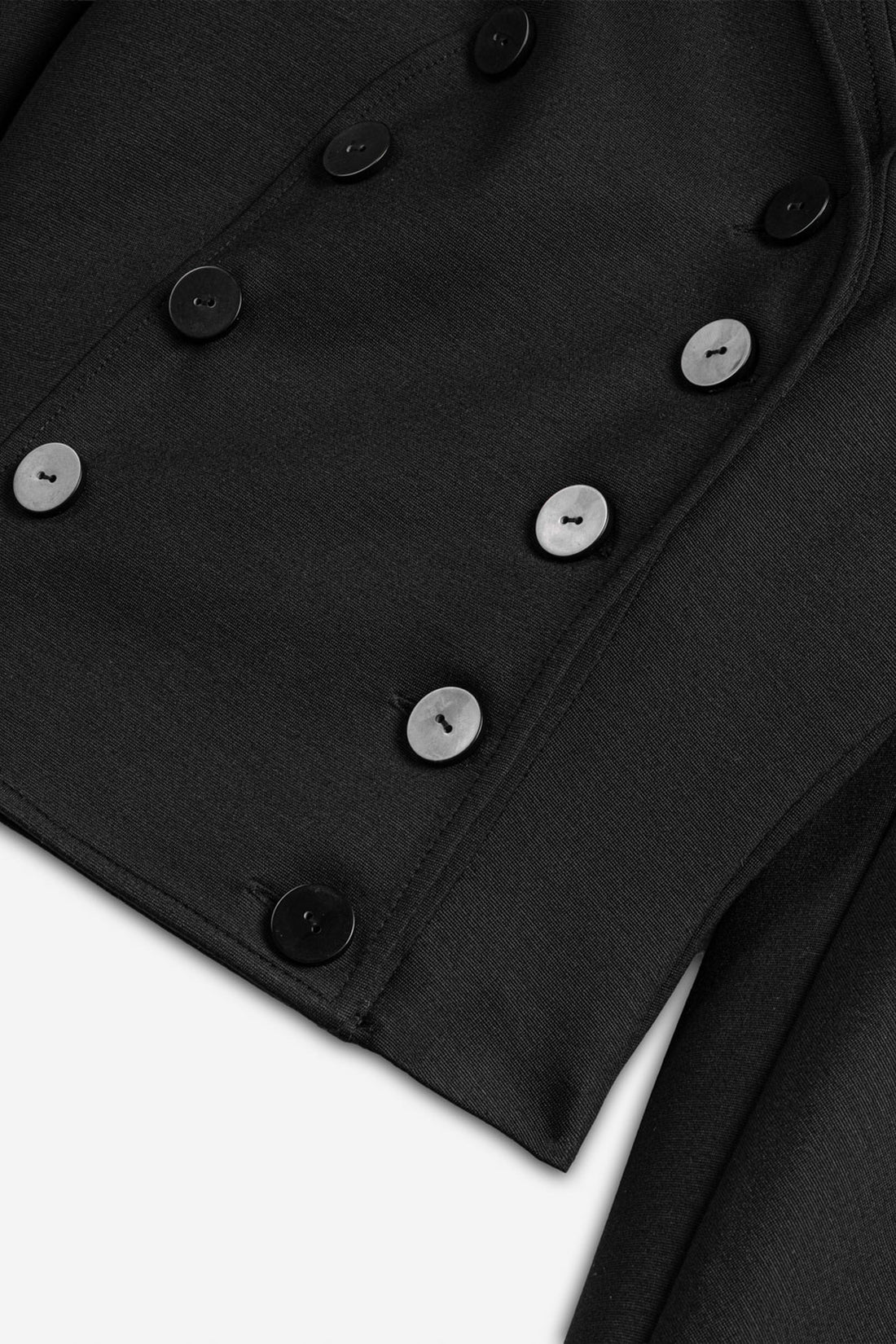 Double Breasted V-Neck Jacket