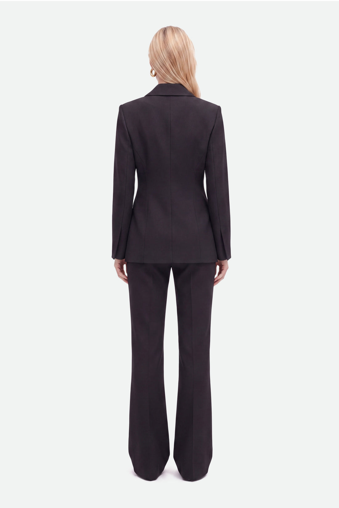Padded Shoulder Double Breasted Jacket
