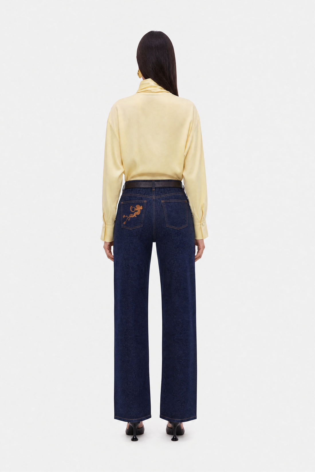 Shawl Collar Blouse