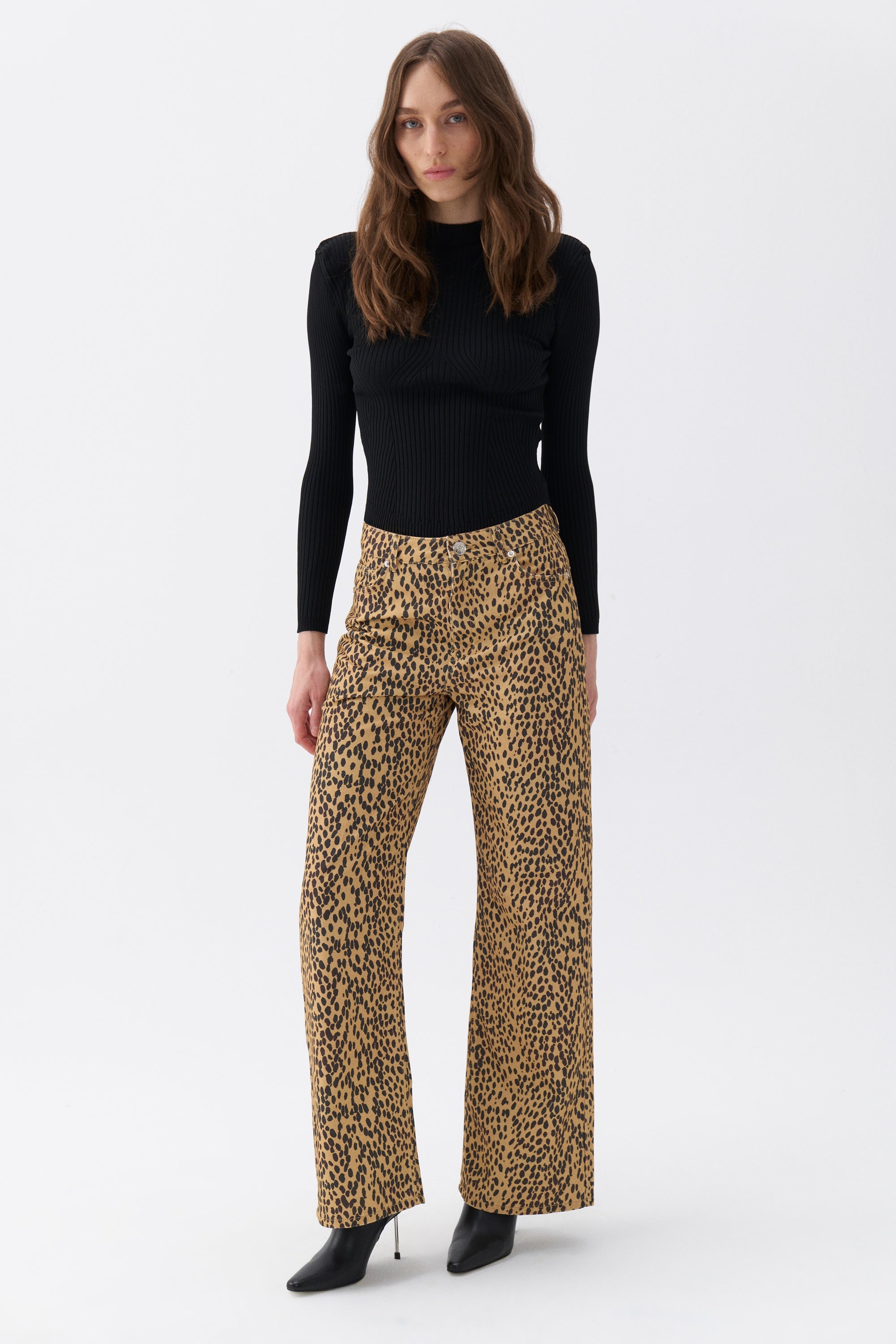 Leopard Jeans (Final Sale)
