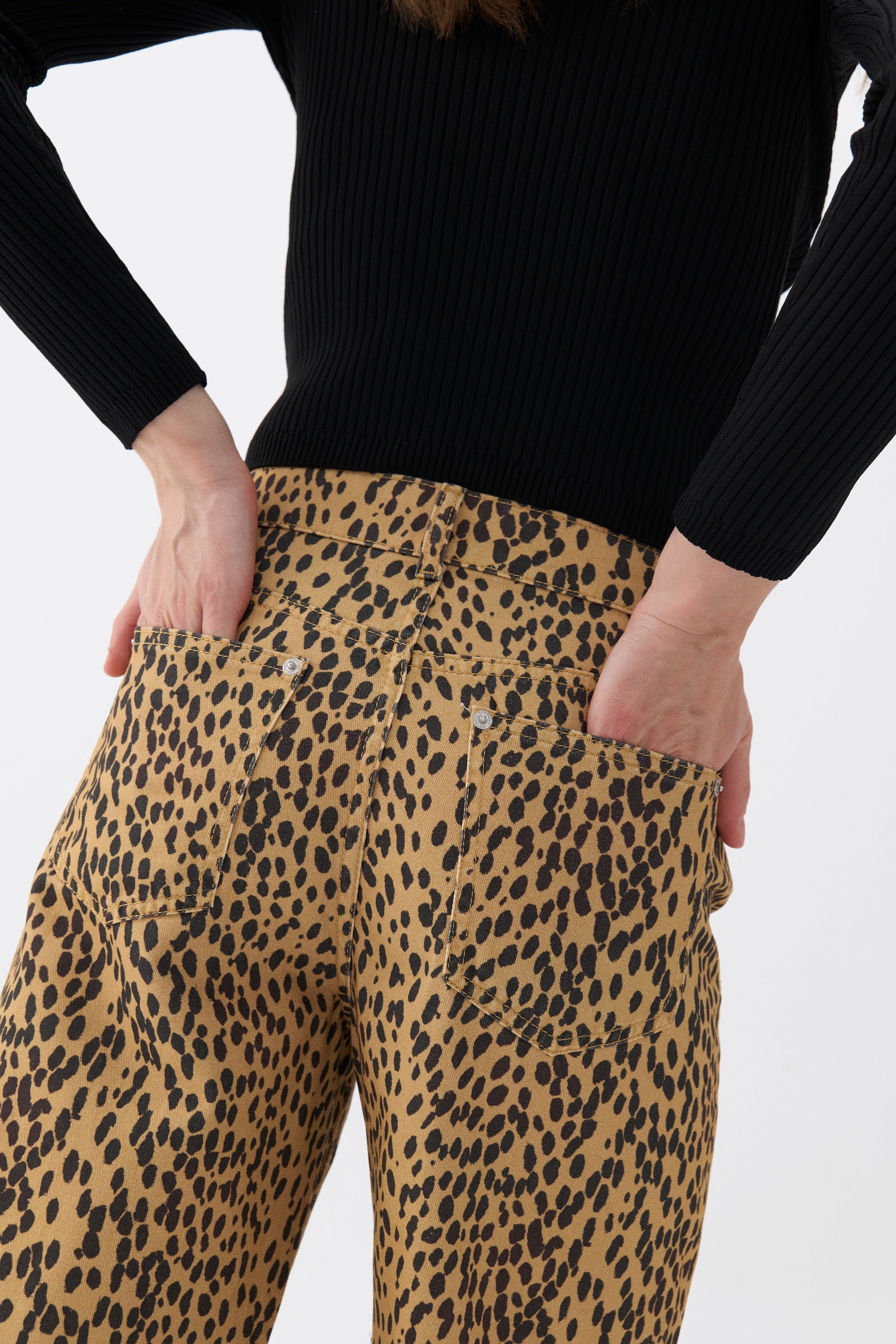 Leopard Jeans (Final Sale)