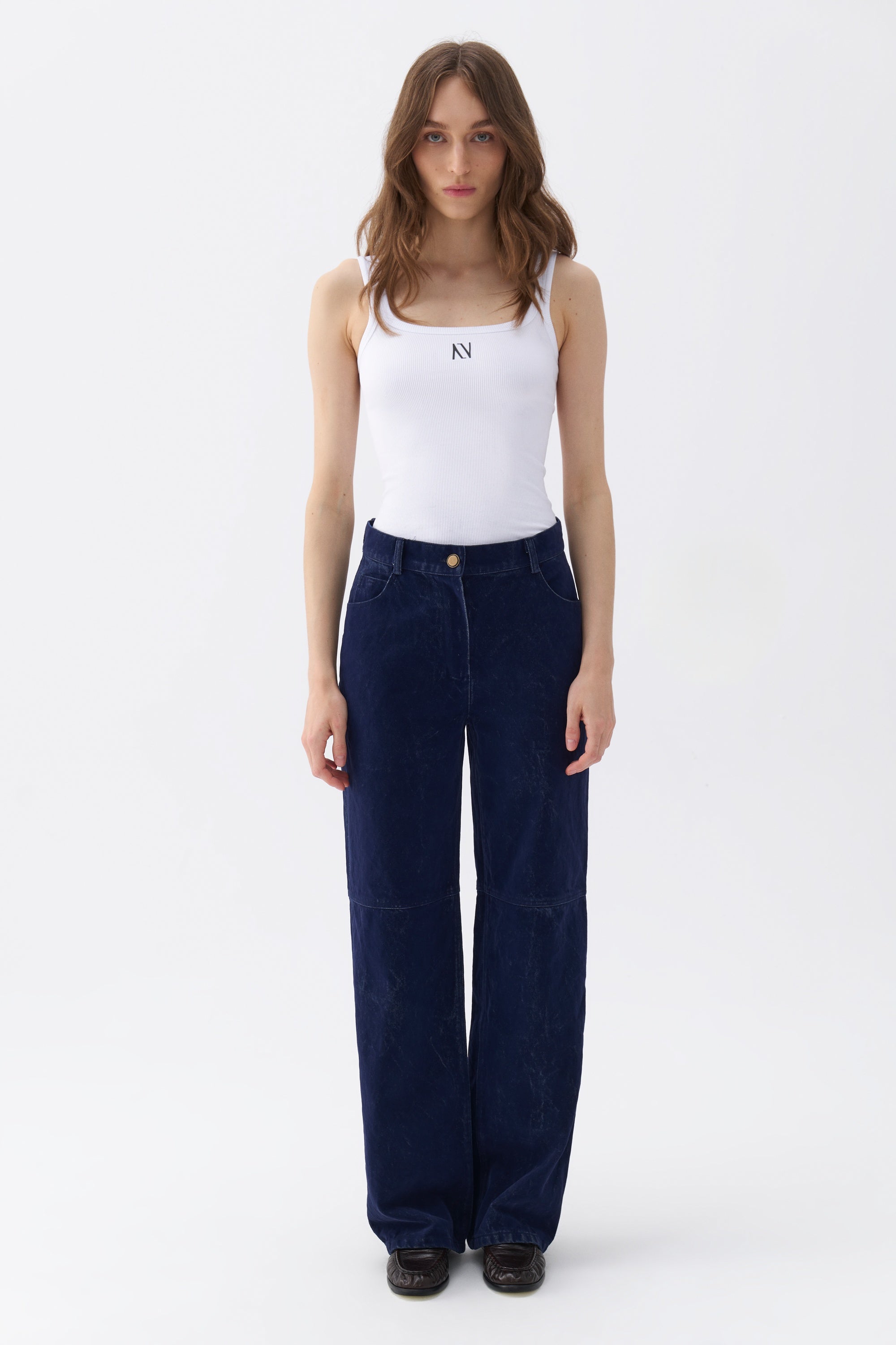 High Waist Velvet Pants (Final Sale)