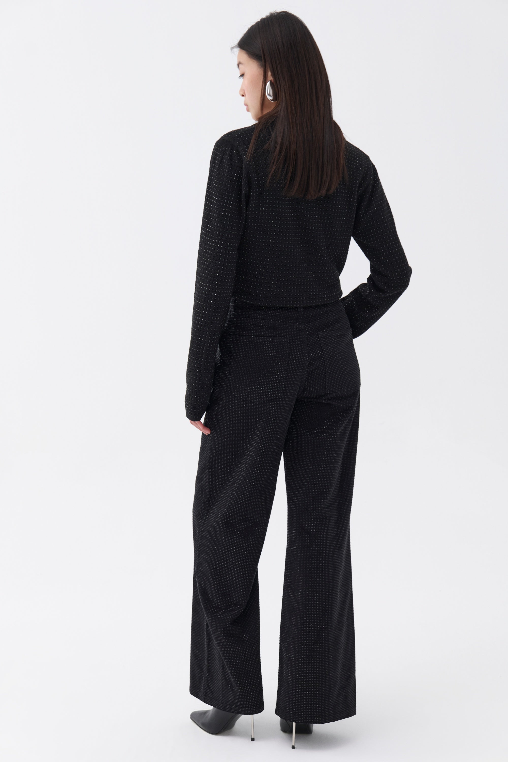 Stone Embroidered Jeans (Final Sale)