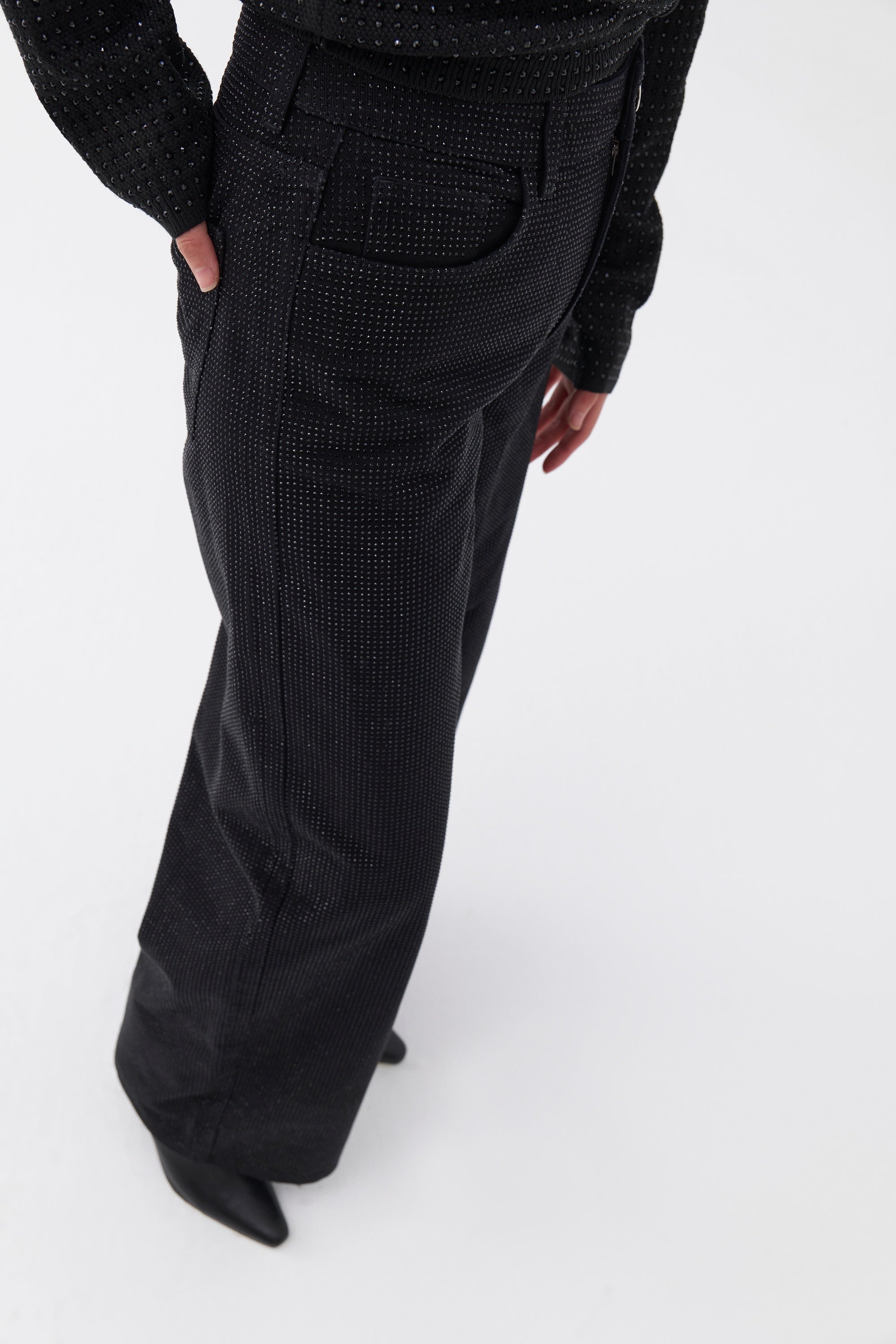 Stone Embroidered Jeans (Final Sale)