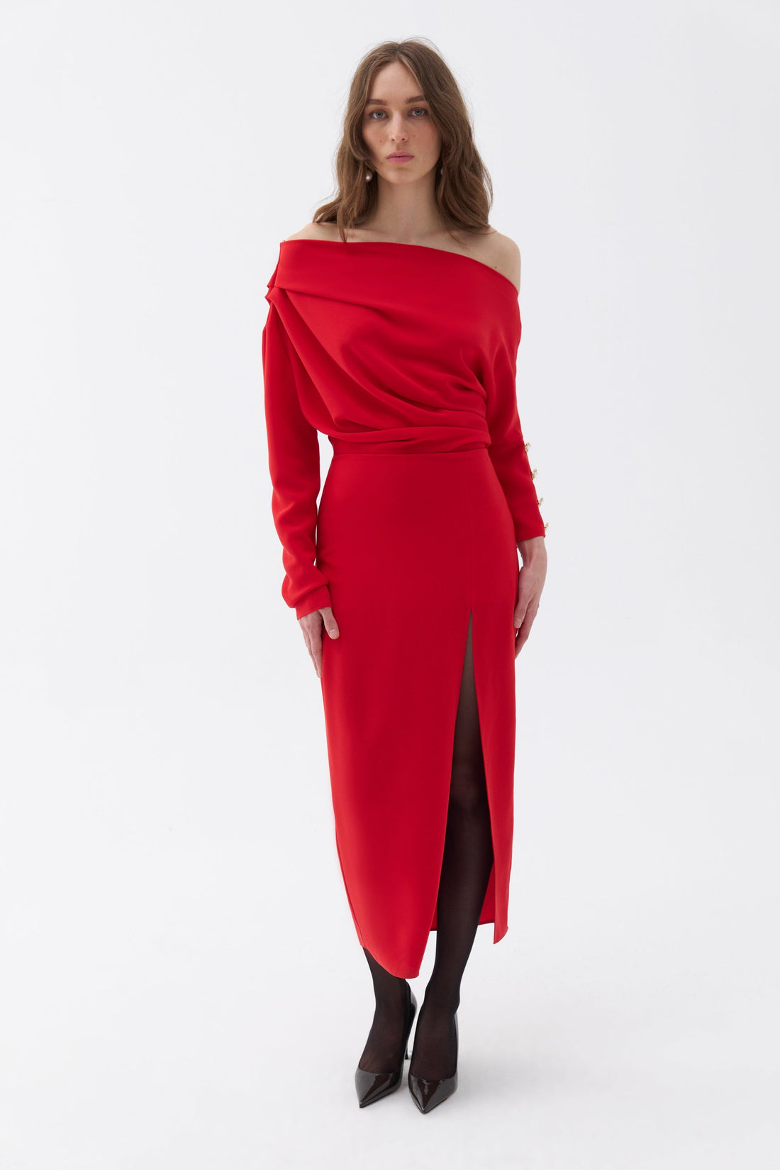 Draped Maxi Dress (Final Sale)