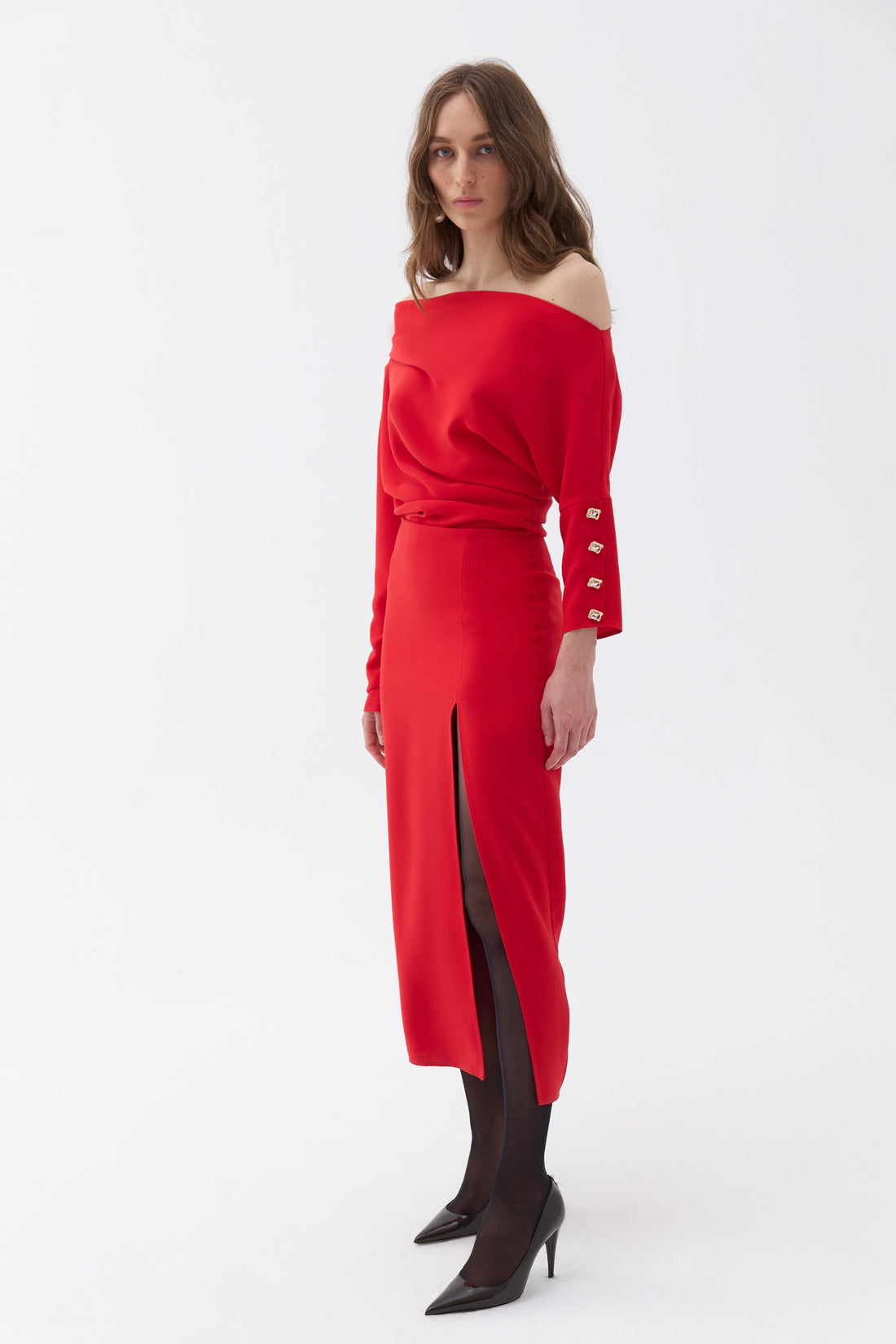 Draped Maxi Dress (Final Sale)