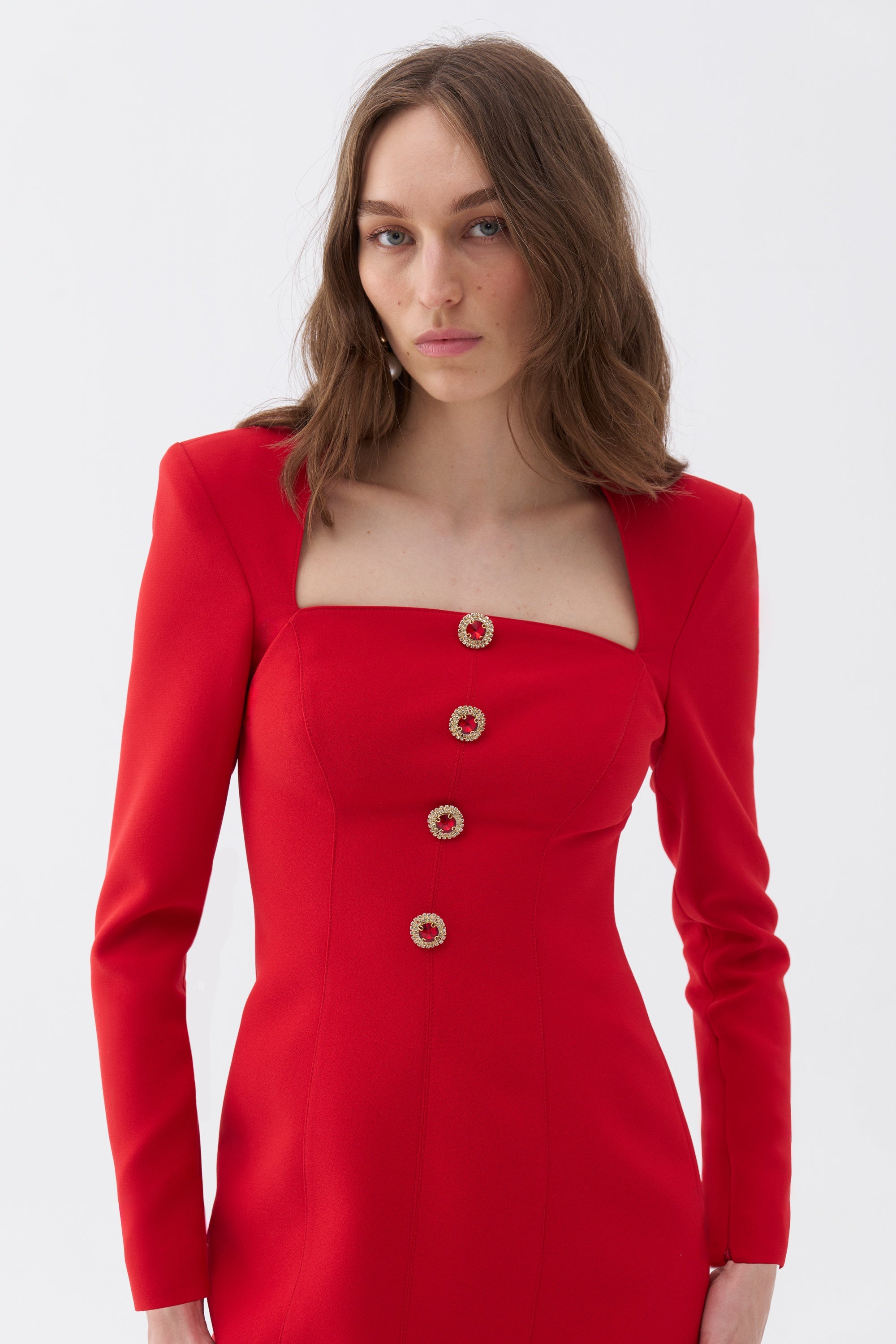 Square Neck Midi Dress (Final Sale)