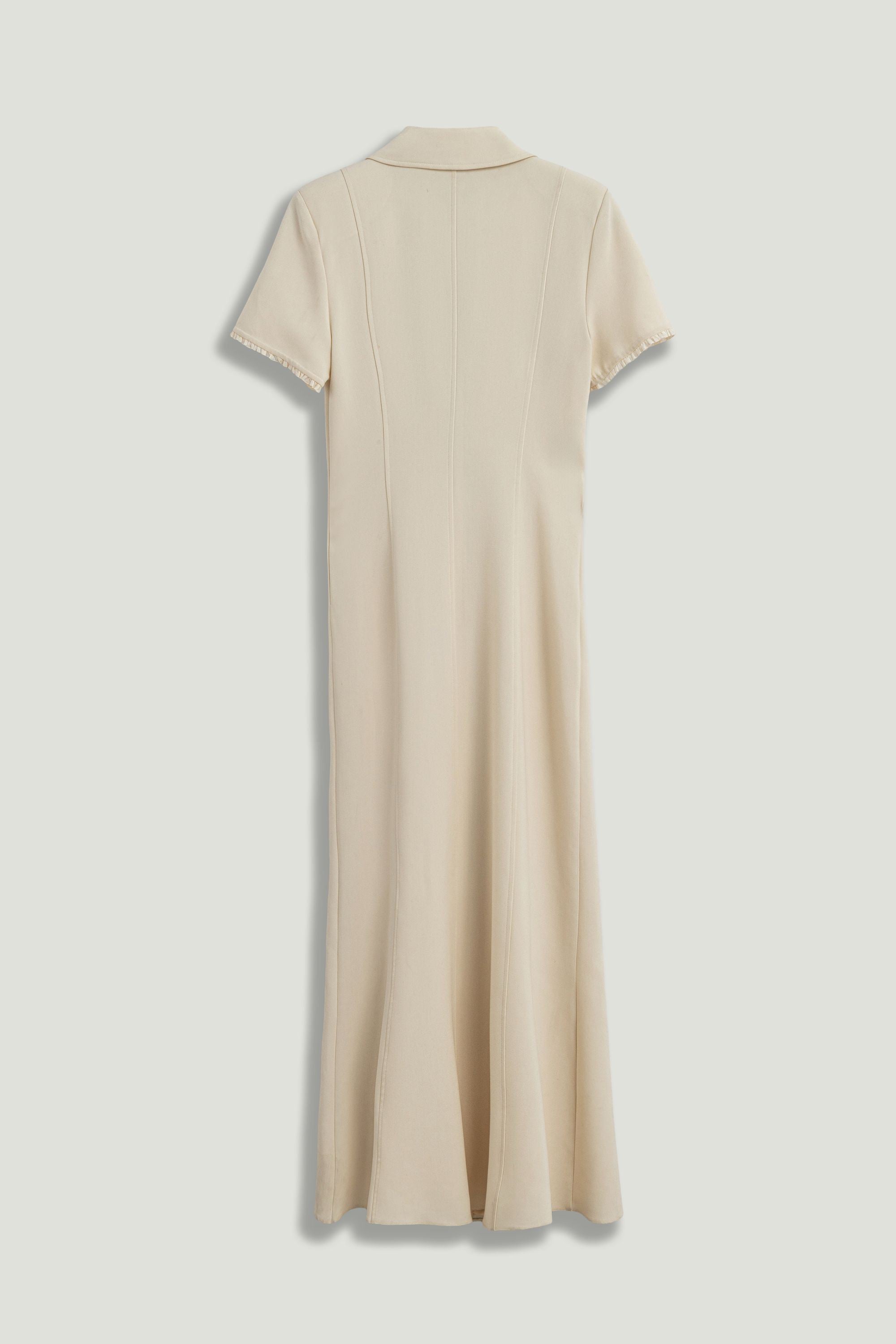 Floral Button Detailed Maxi Dress