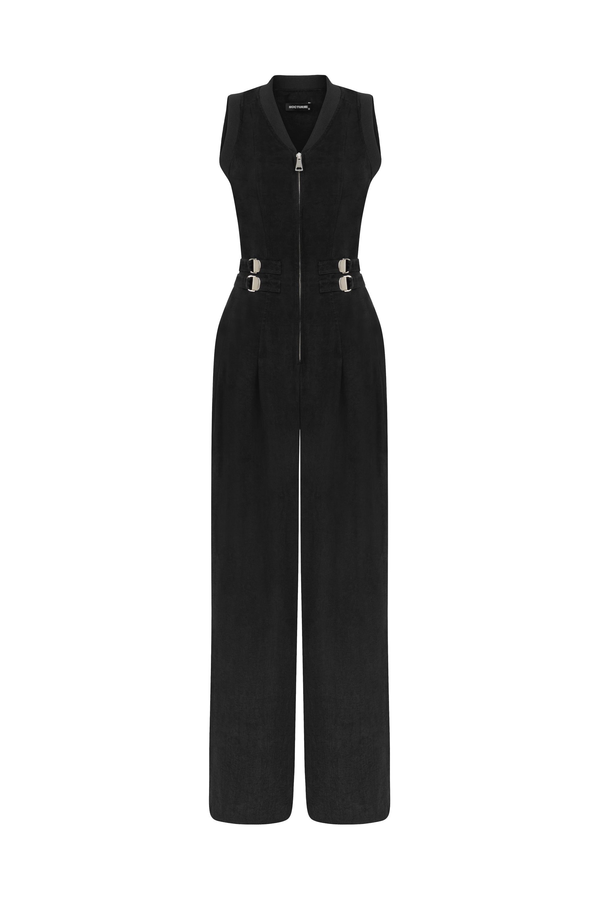 Bomber Neck Jumpsuit (Final Sale)