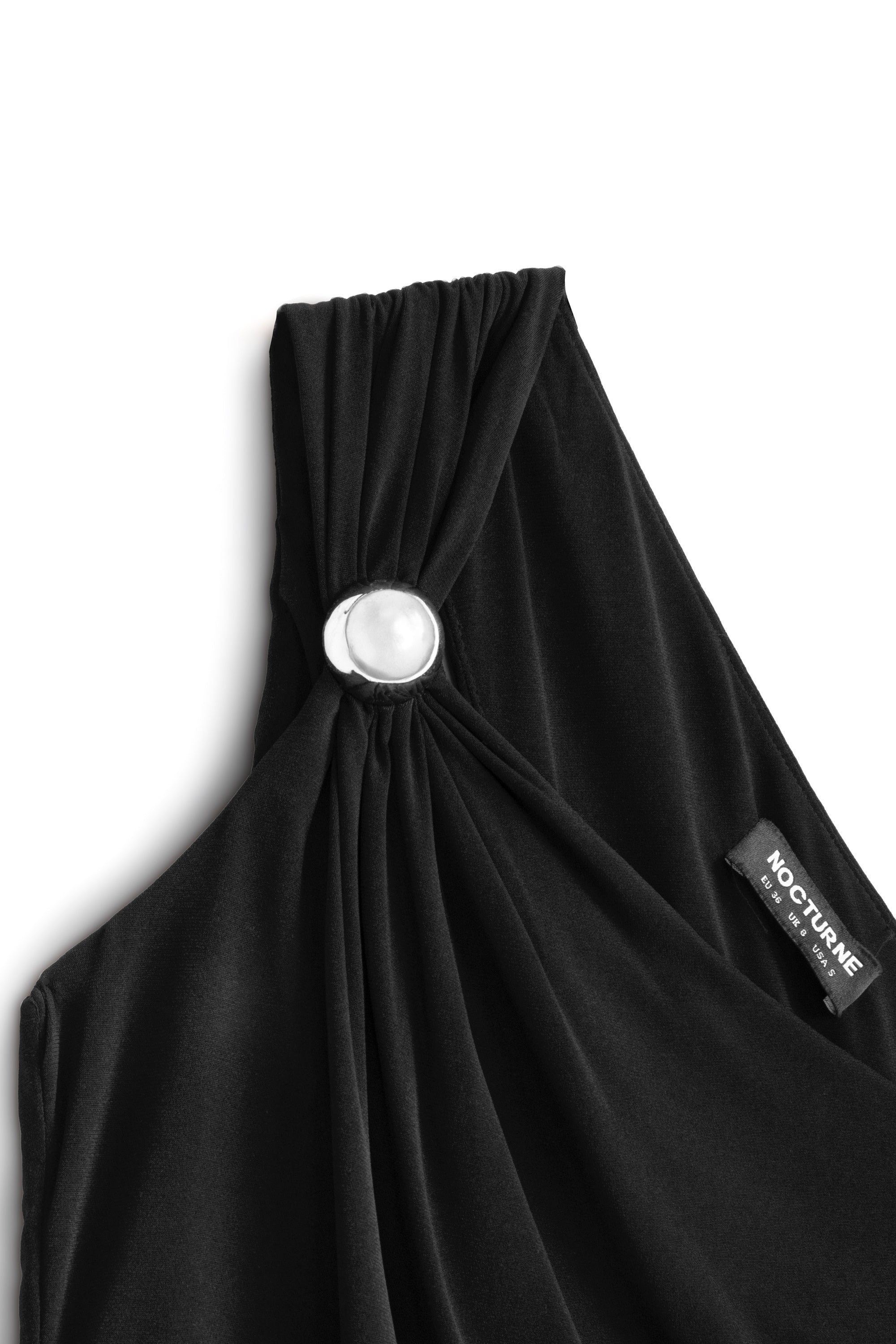 Black One Shoulder Maxi Dress