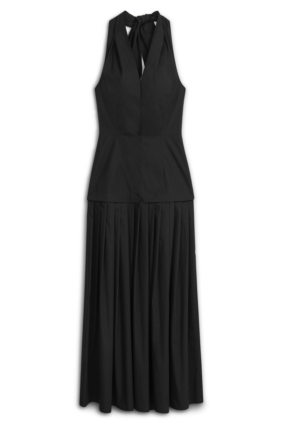 Black Halter Neck Maxi Dress