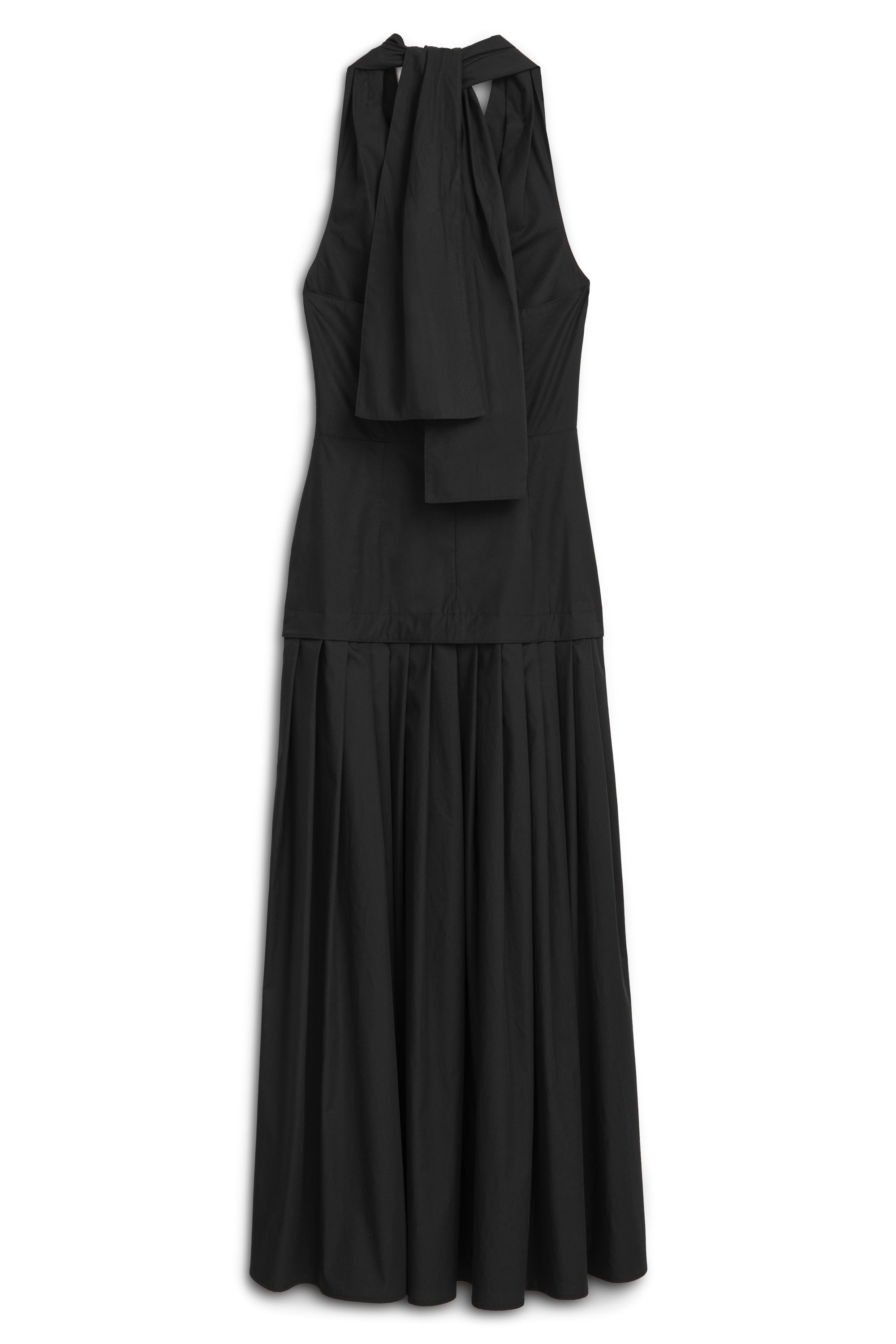 Black Halter Neck Maxi Dress