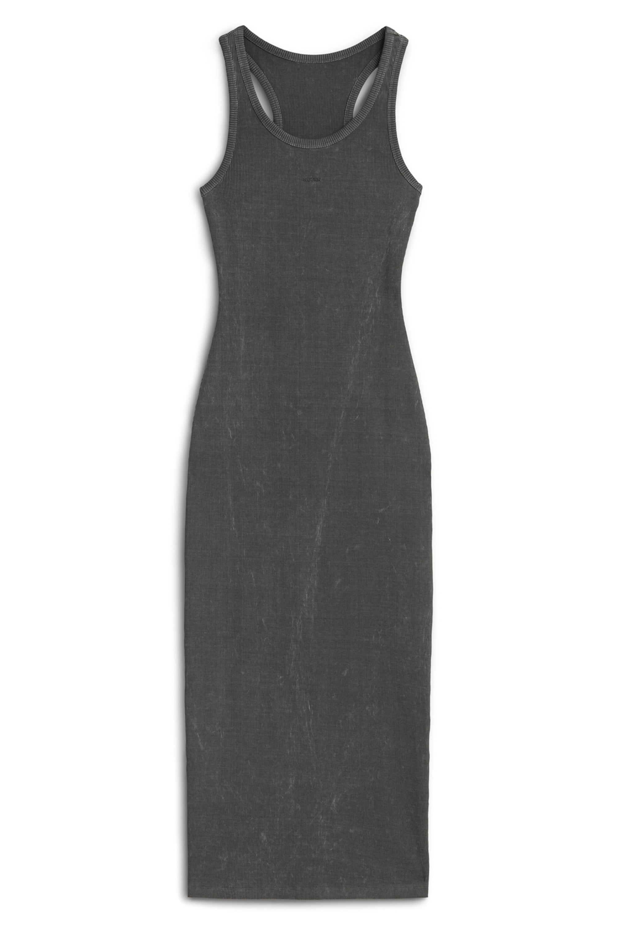 Anthracite Fitted Maxi Bodycon Dress