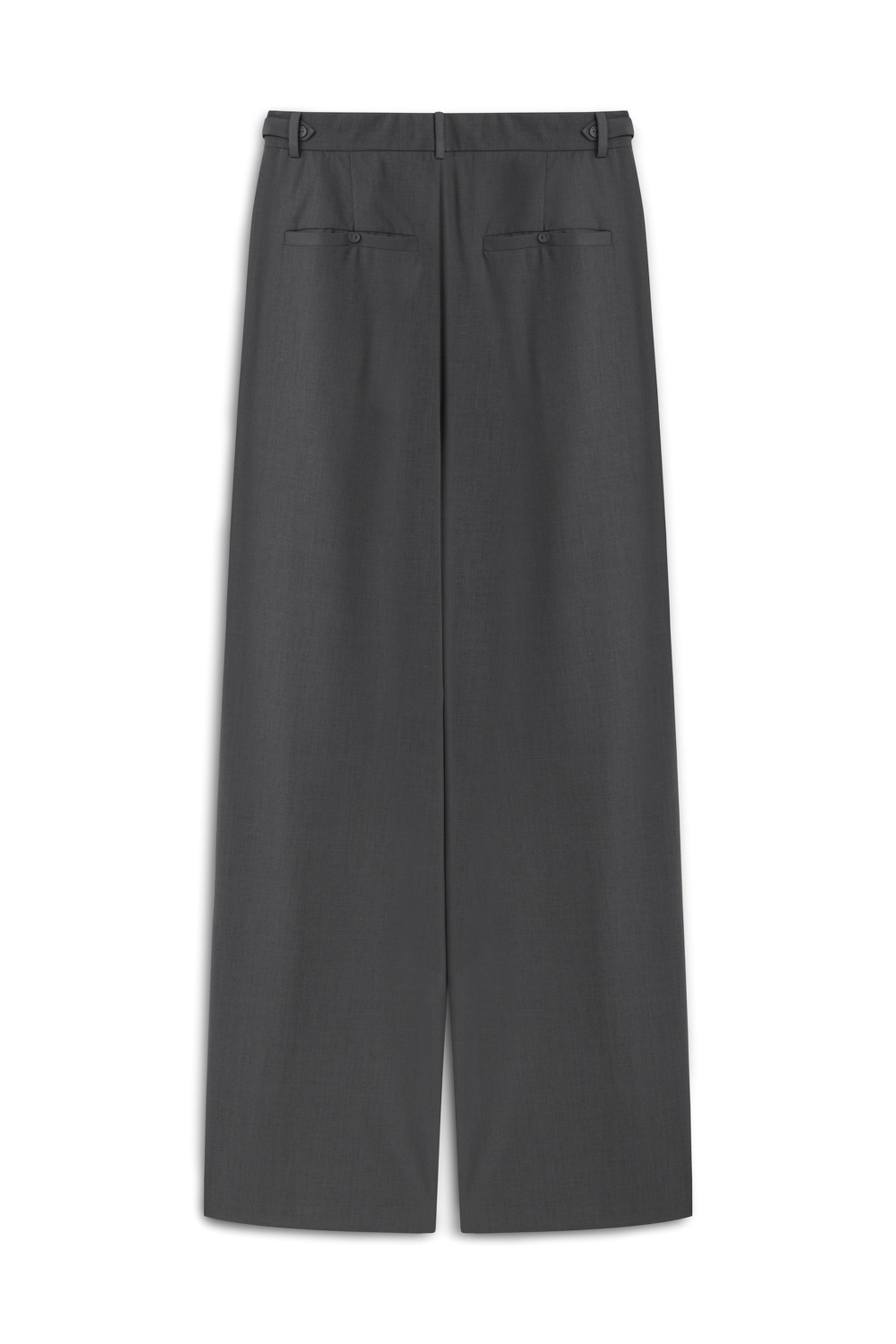 Anthracite Belt Detailed Pants