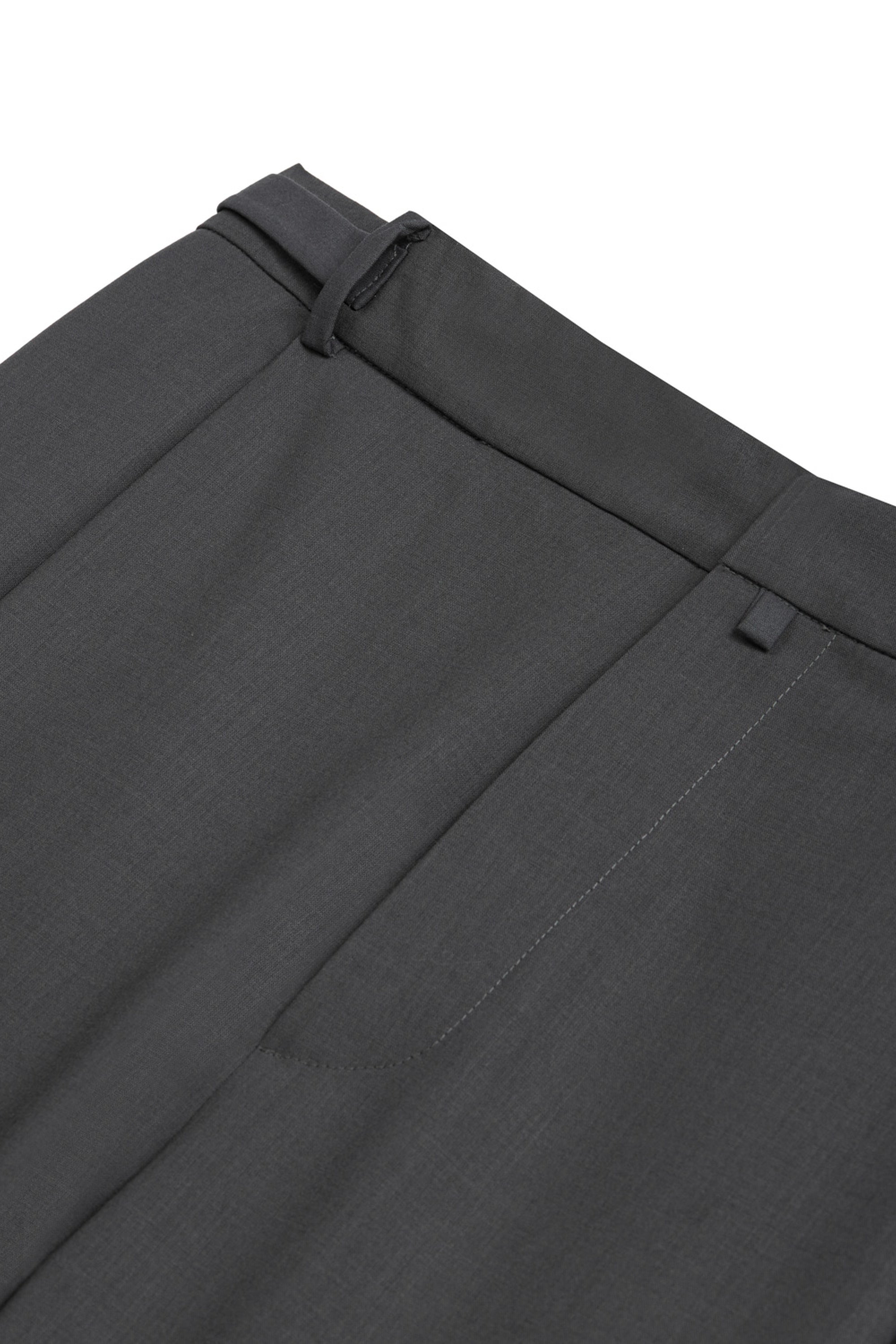 Anthracite Belt Detailed Pants