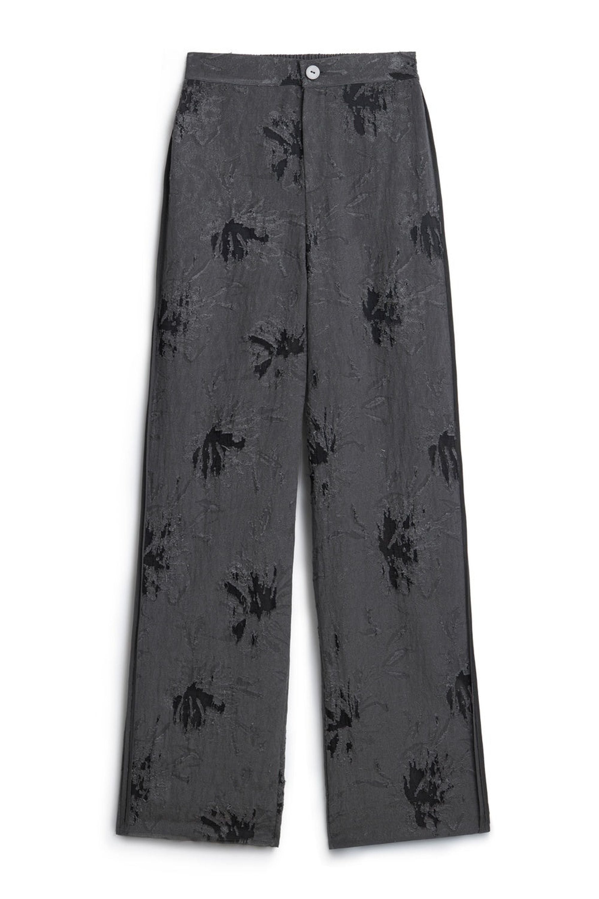 Anthracite Jacquard Trousers
