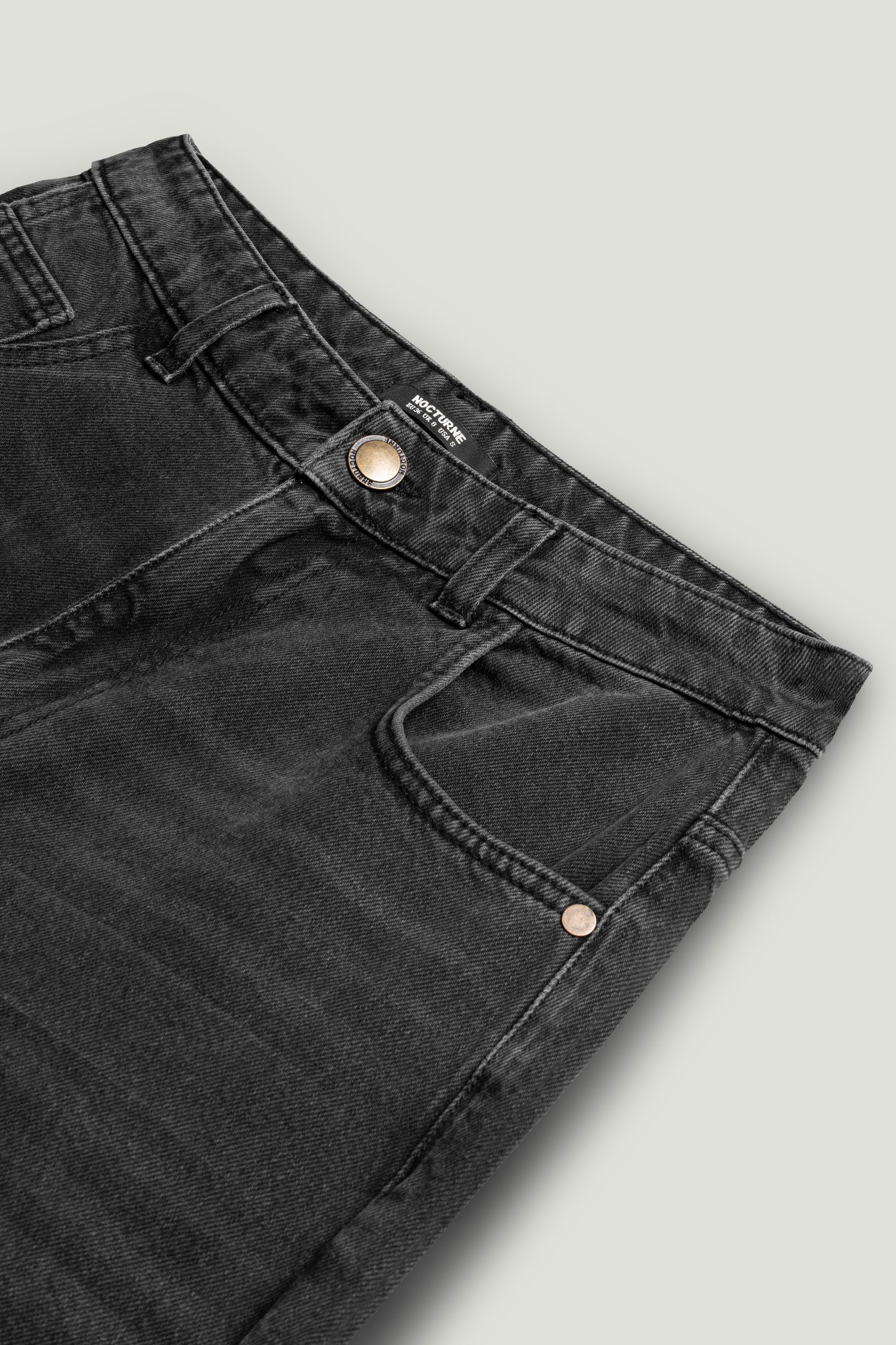 Washed Wide Leg Jeans